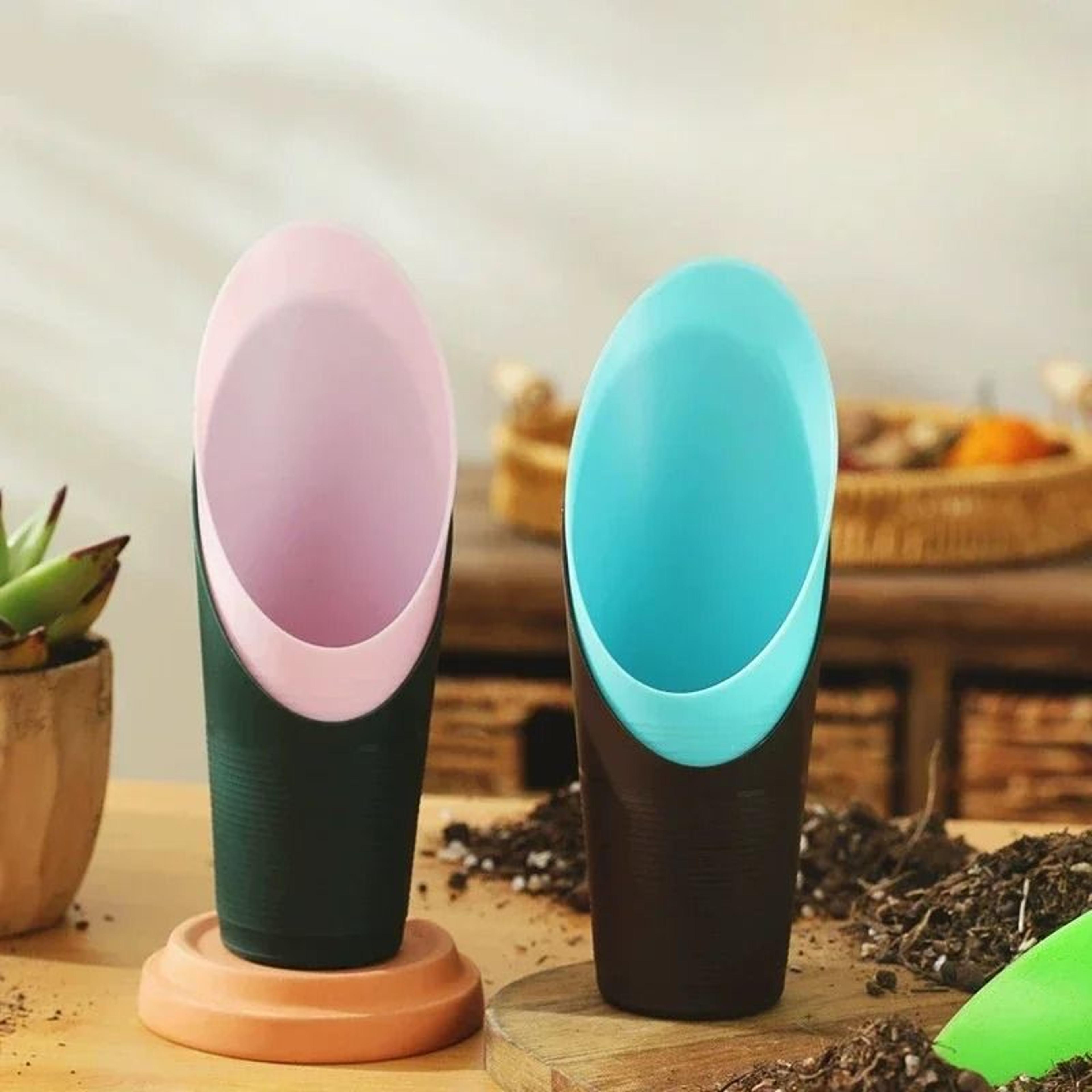 Mini Succulent Soil Scoop Lightweight Plastic Potting Shovel For Indoor Plants 10