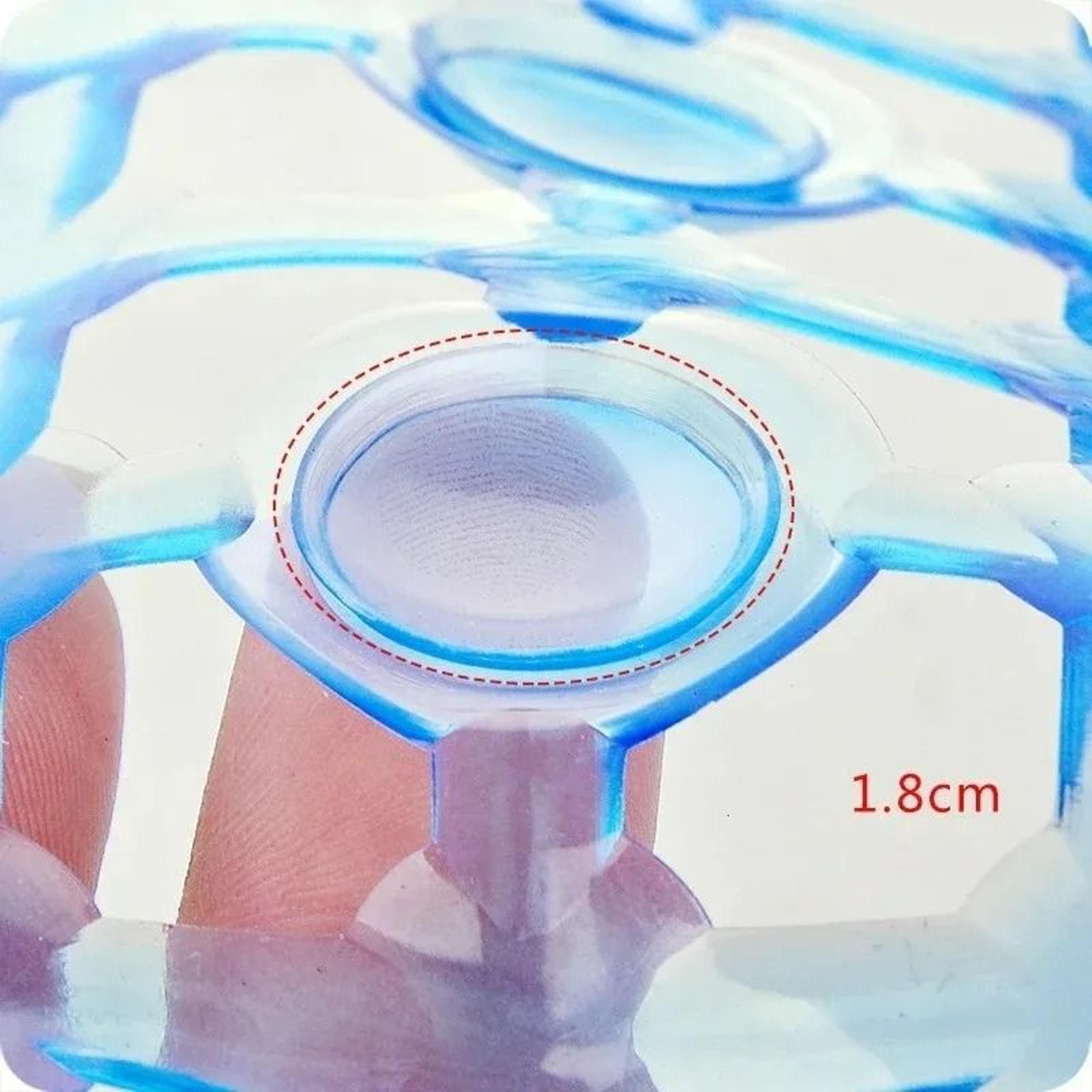 PVC AntiSlip Shower Mat Suction Cup Foot Massage Bathroom Pad 4