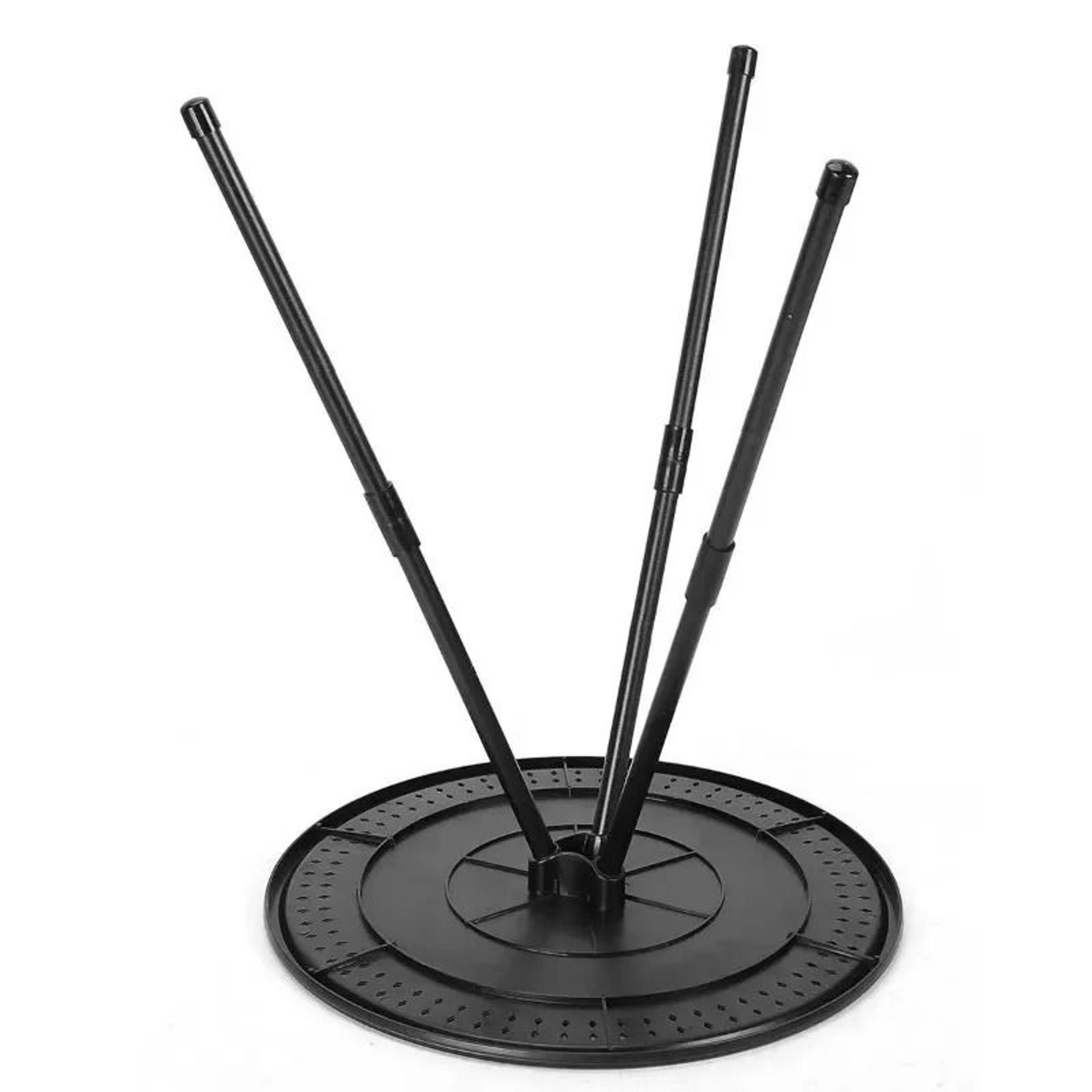 Ultralight Round Camping Table Portable Folding Outdoor Side Table With Triangular Support 2