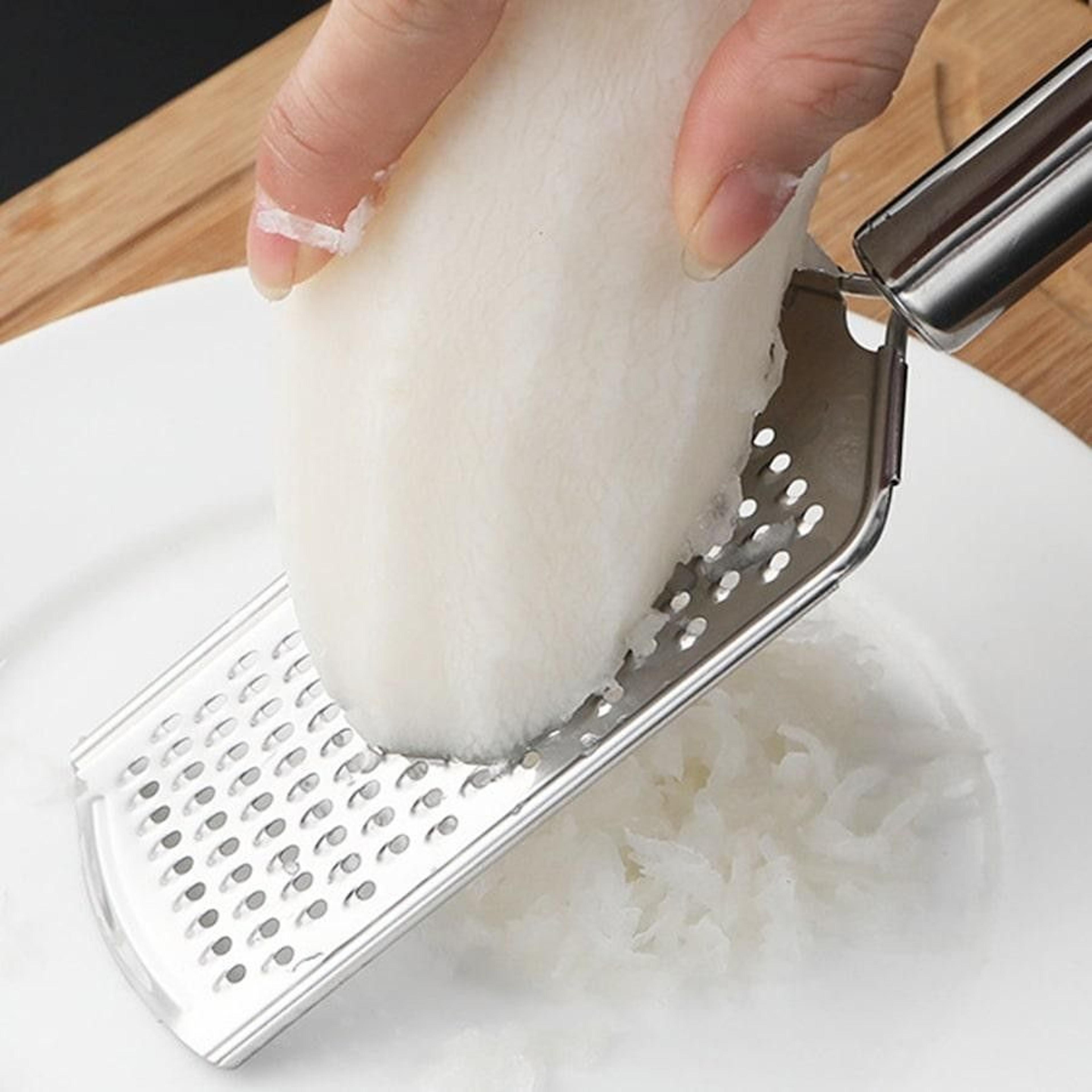 Stainless Steel Handheld Cheese Grater MultiPurpose Kitchen Grater For Cheese Chocolate And Vegetab 4