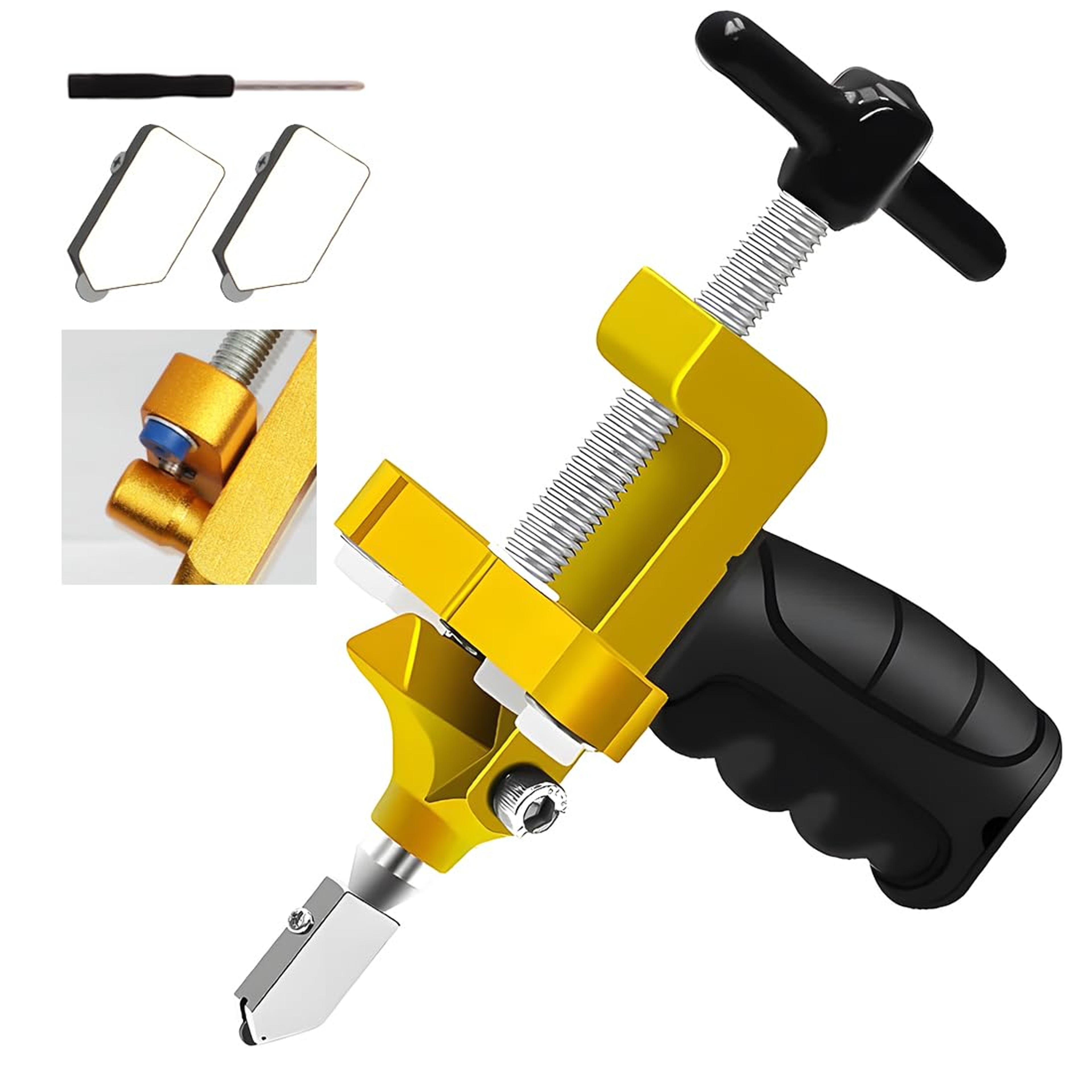 2-in-1 manual glass tile cutter tungsten steel scoring and breaking tool