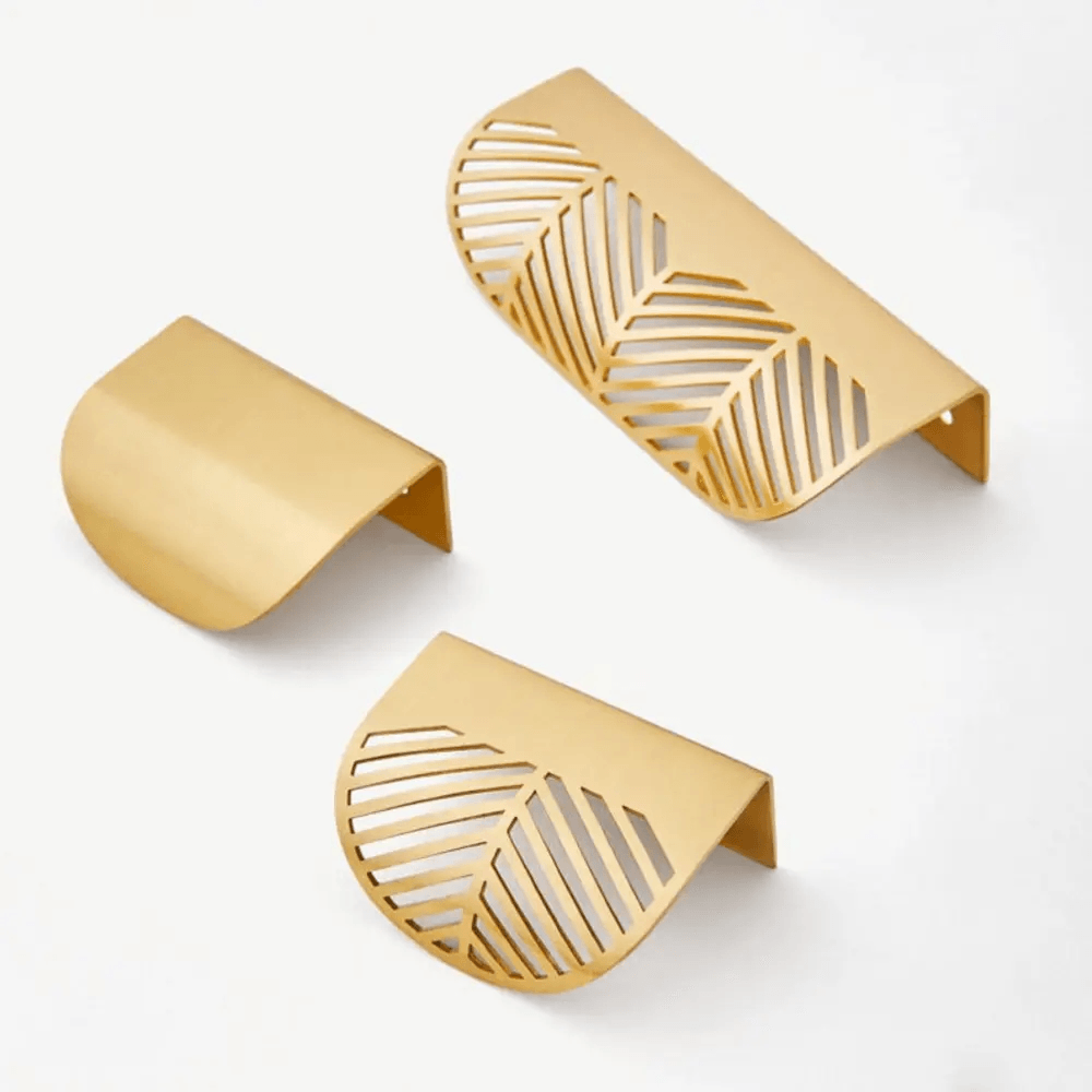 Leaf Shaped Brass Drawer Handle Decorative Cabinet Knob For Wardrobes And Furniture 1