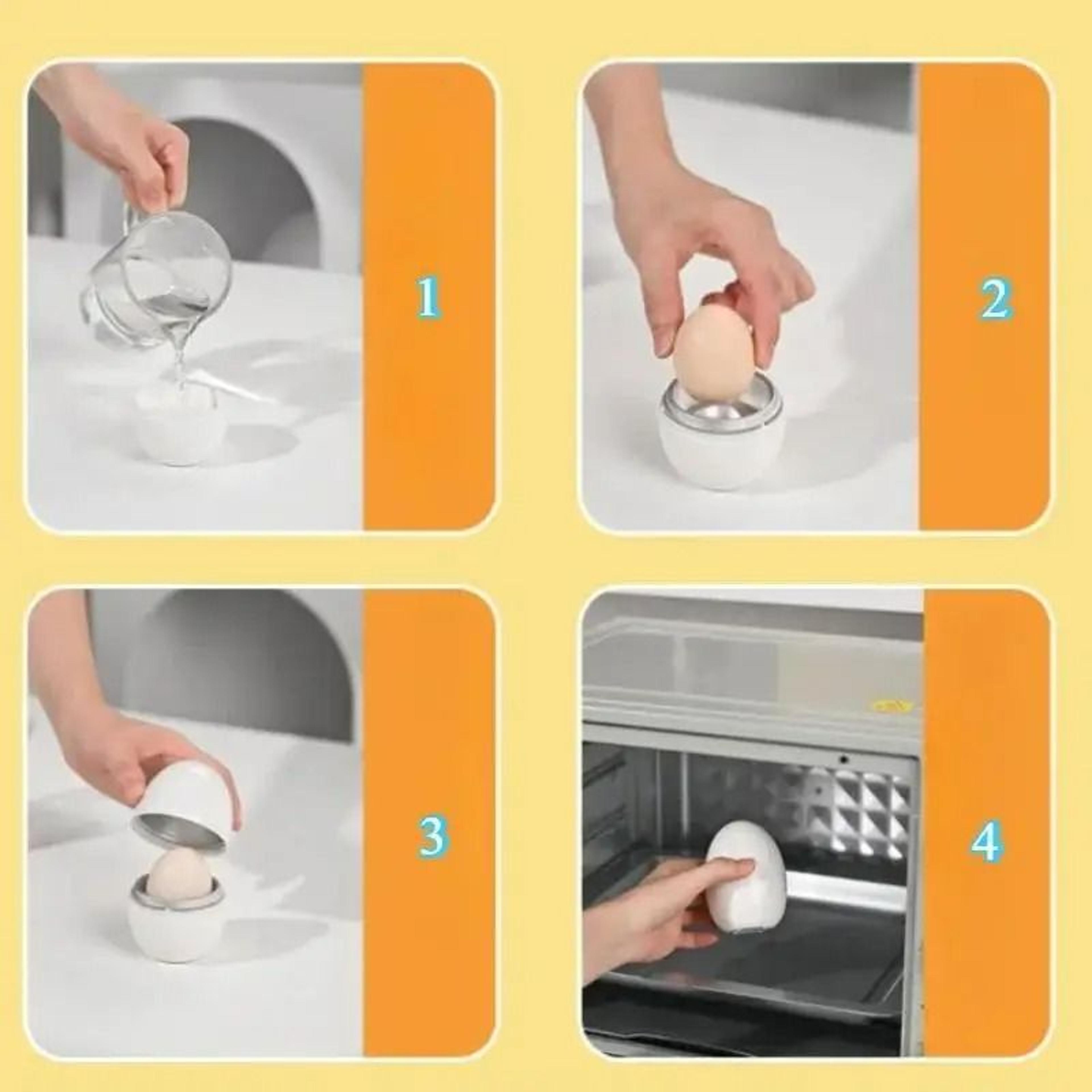 Microwave Egg Boiler Cooker 1 Or 4 Egg Steamer For Soft Medium And Hard Boiled Eggs 5