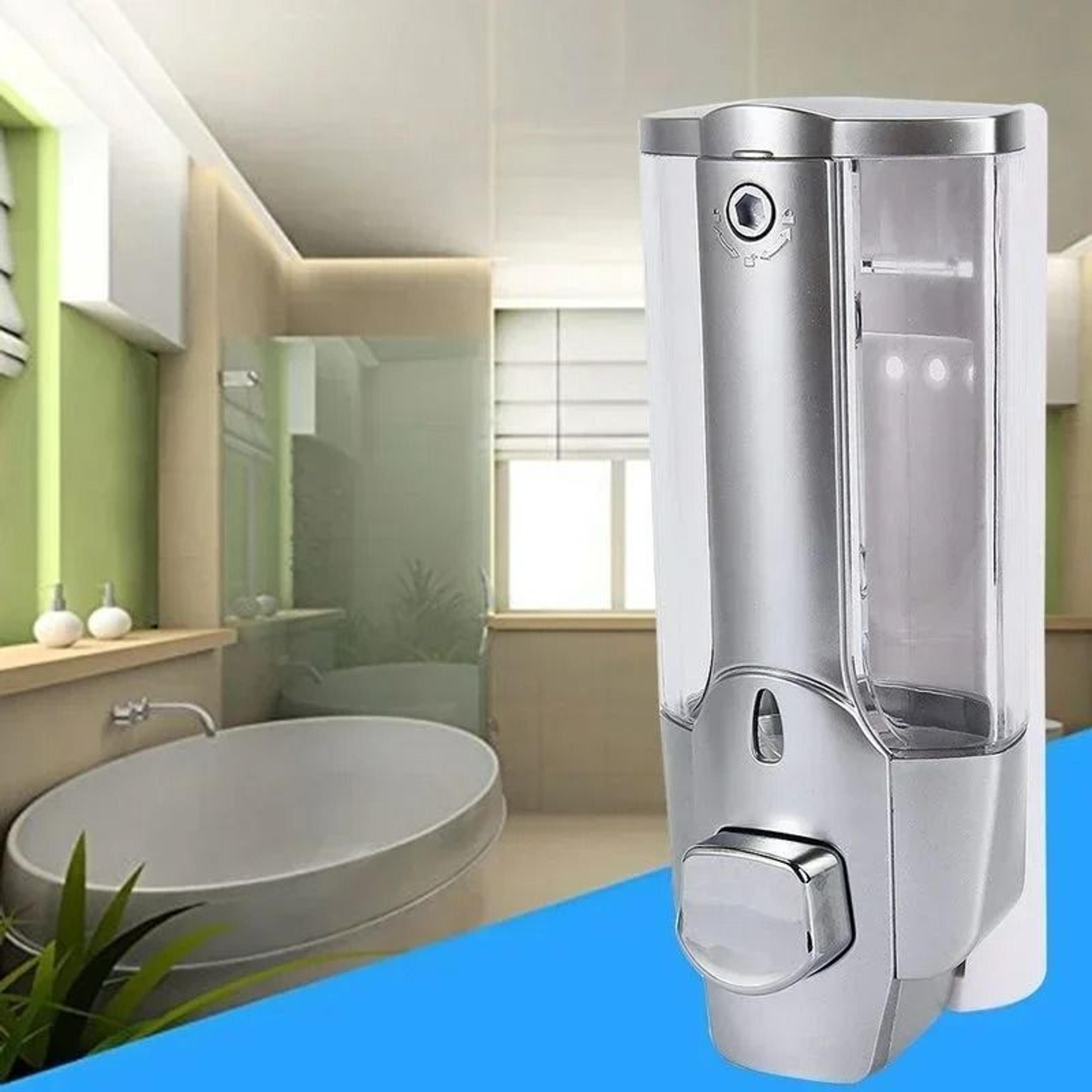 350ML Wall Mounted Soap Dispenser Refillable Shampoo And Body Wash Pump For Bathroom 2