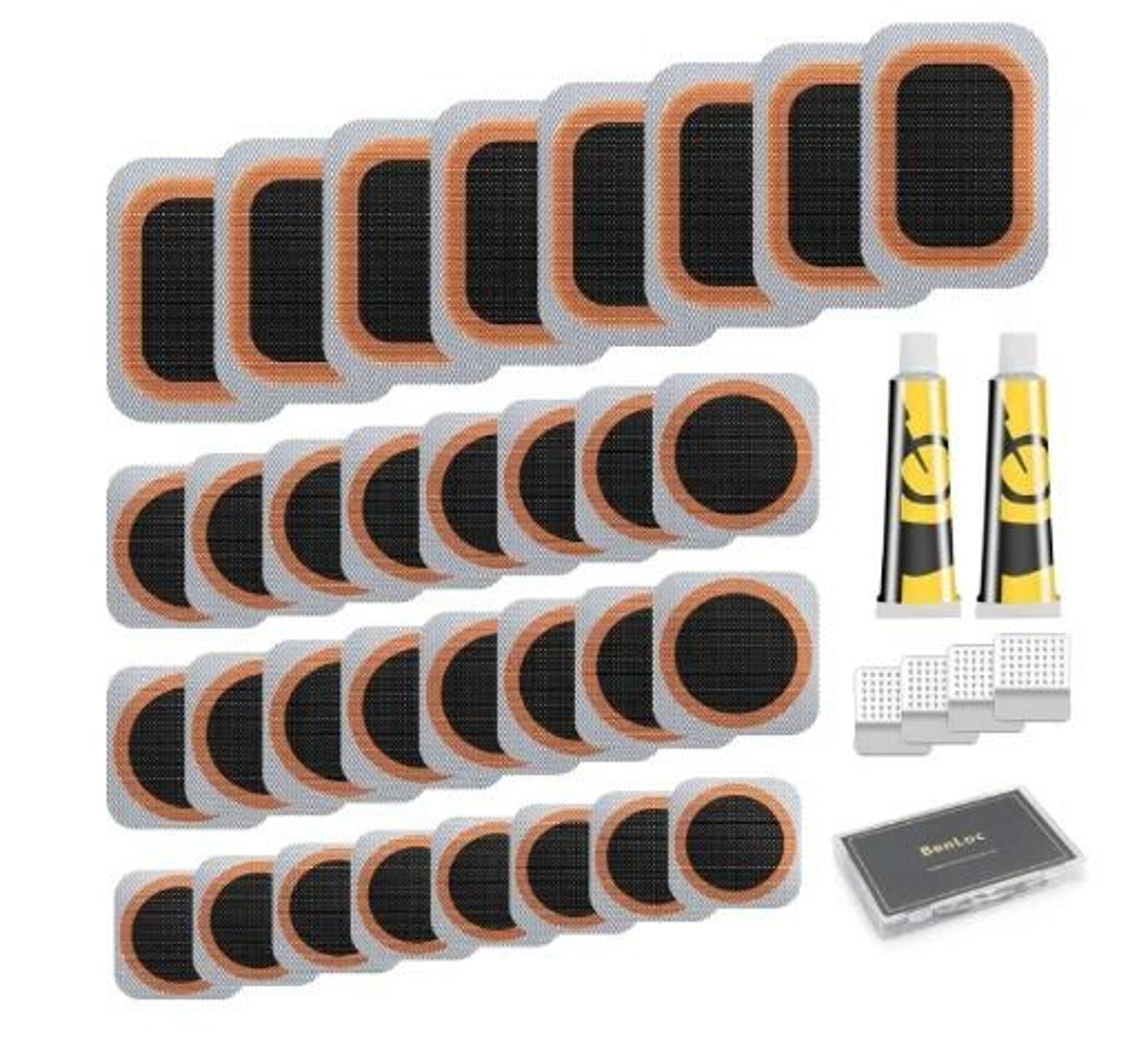 Compact Bicycle Tire Repair Kit Inner Tube Puncture Patch Set 1