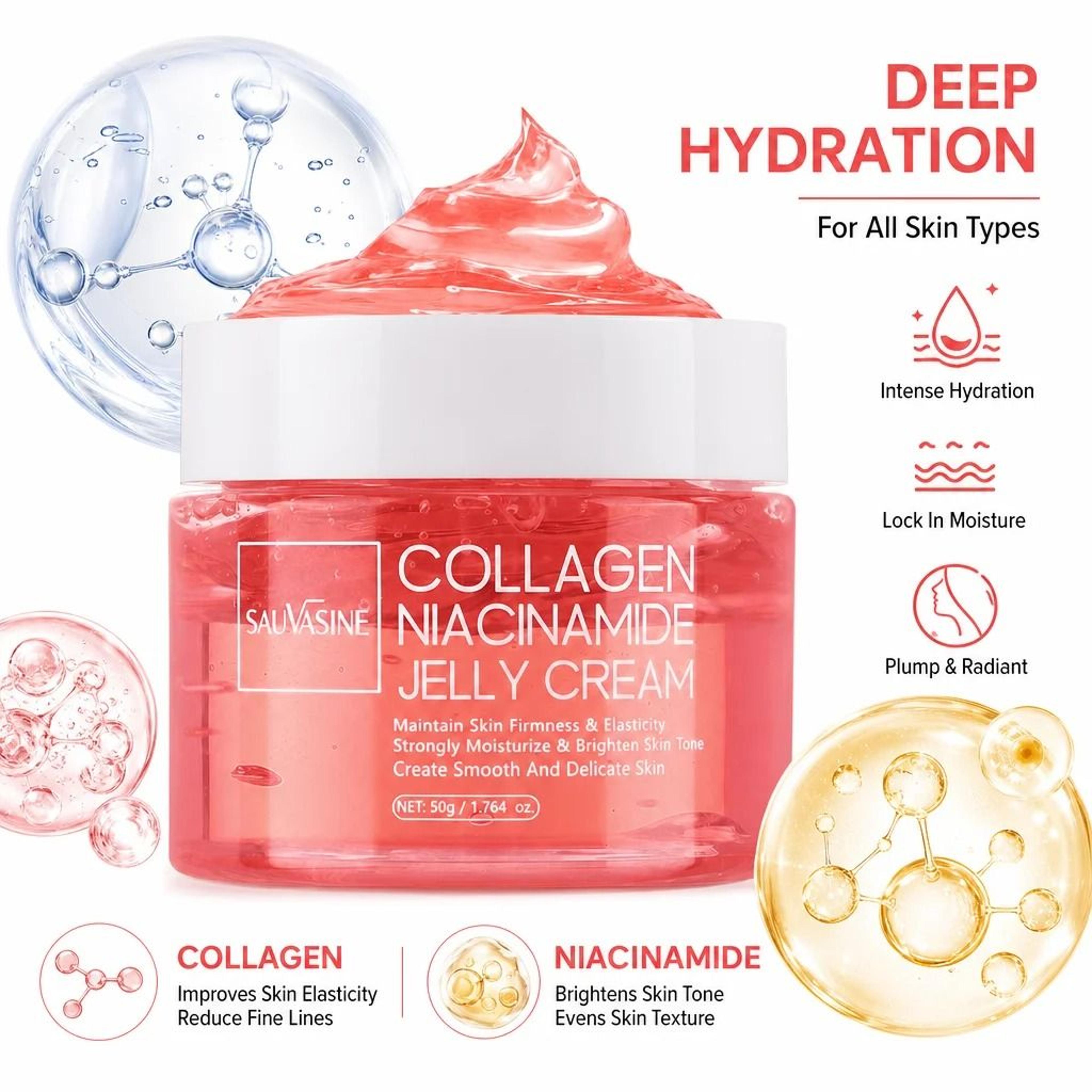 Collagen Jelly Cream With Niacinamide For Hydrated Glowing Skin 7