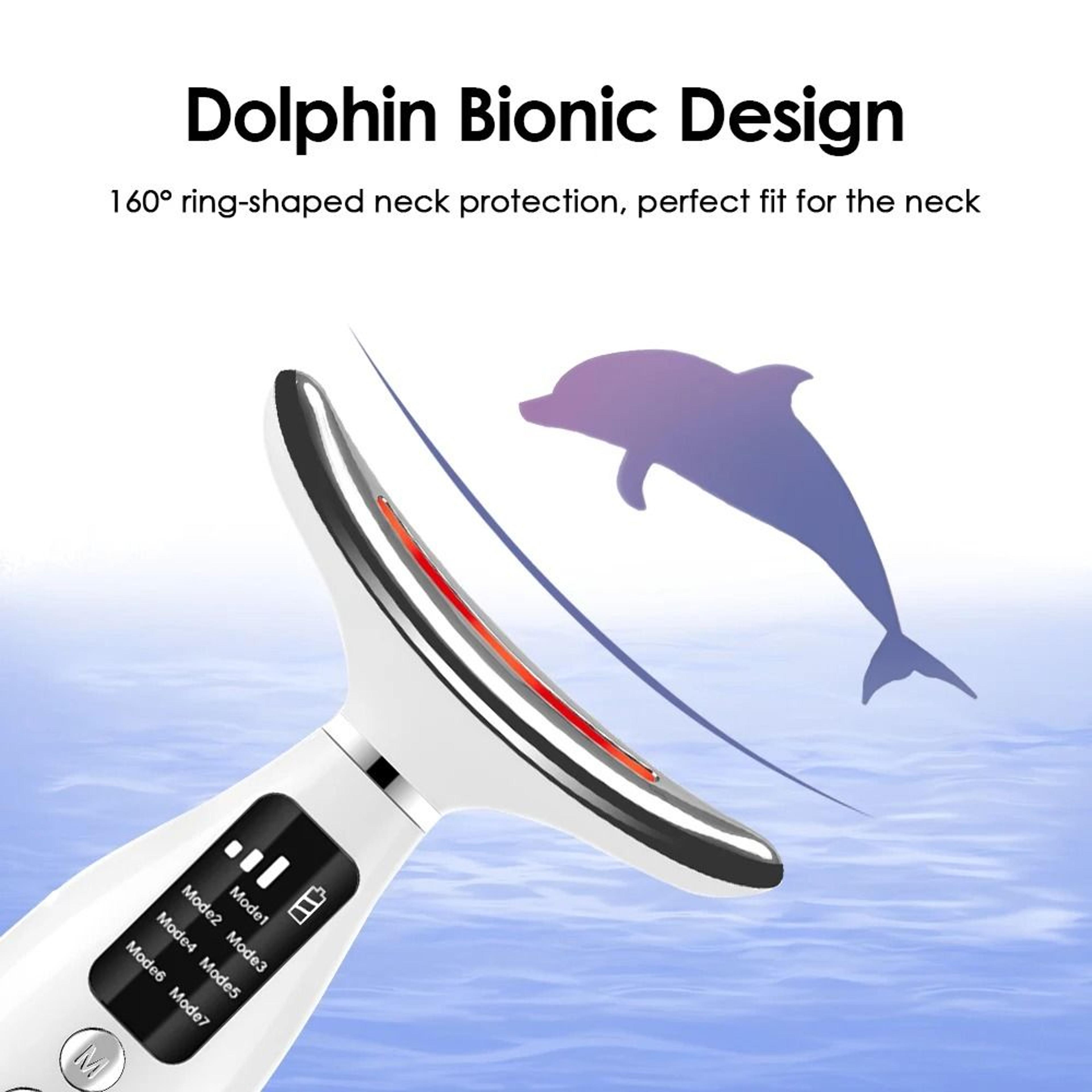 7Color LED Face And Neck Massager With Heat And Vibration 3