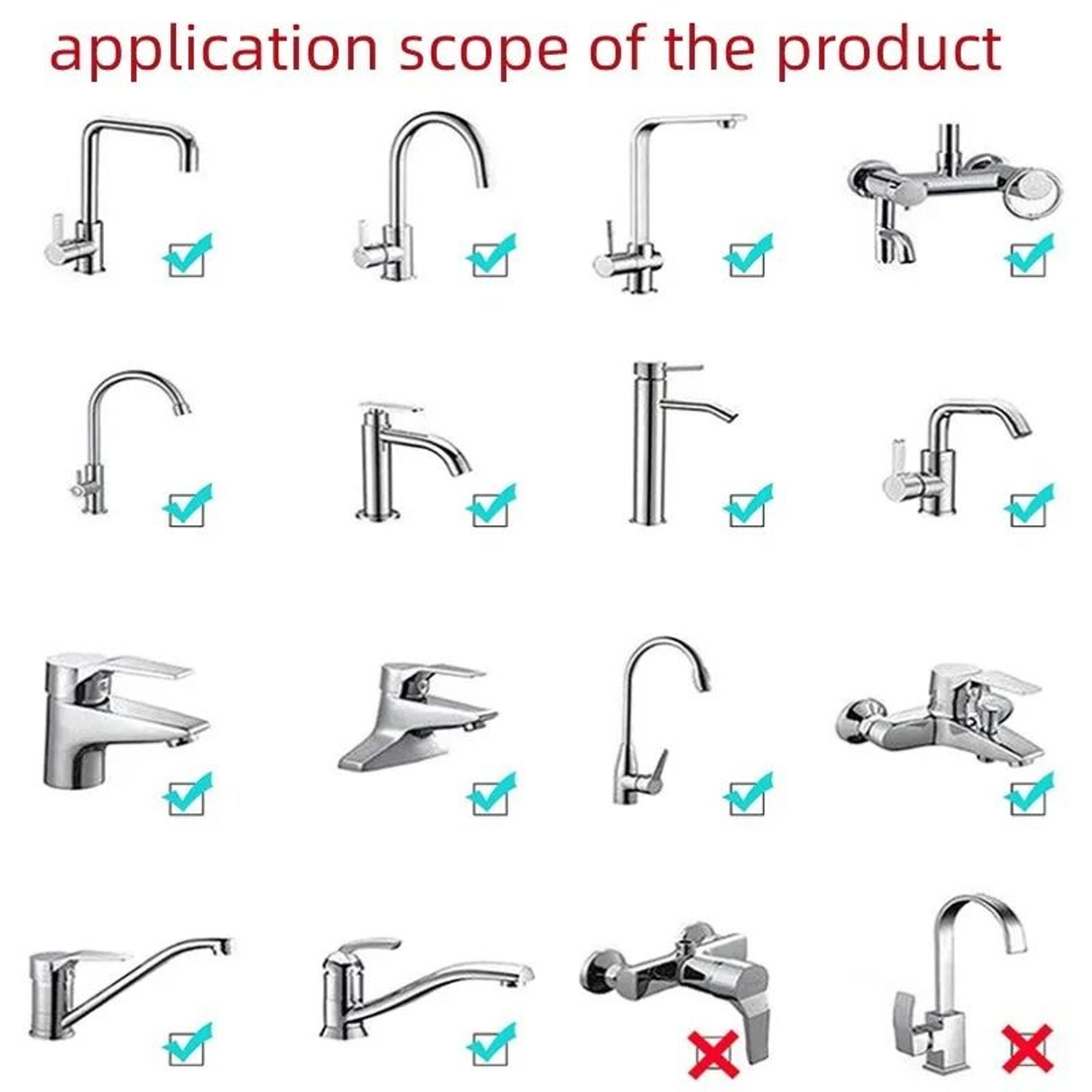 ABS Faucet Adapter Thread Connector For Purifier And Aerator 5