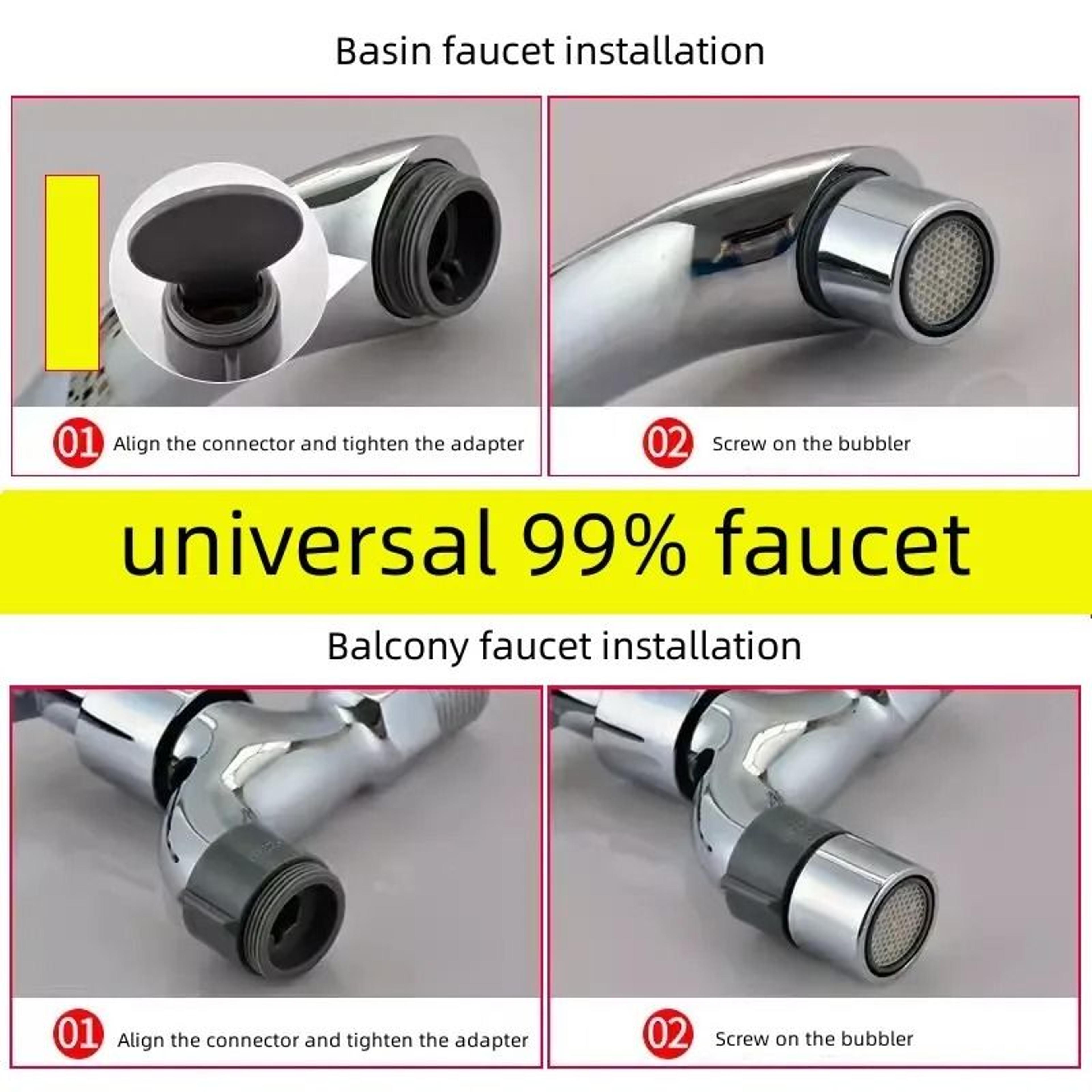 ABS Faucet Adapter Thread Connector For Purifier And Aerator 6