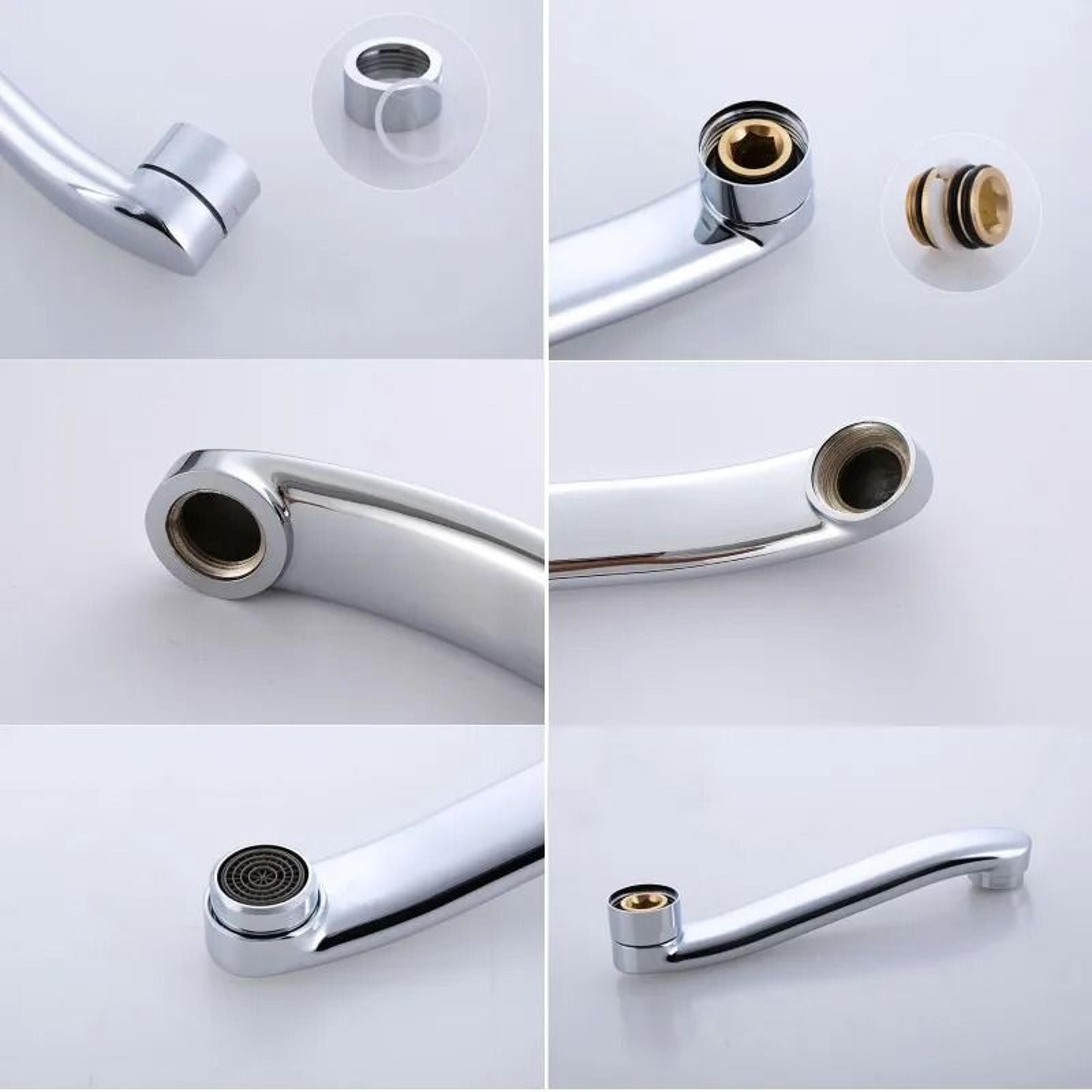 Stainless Steel SBend Faucet Extension Pipe 10