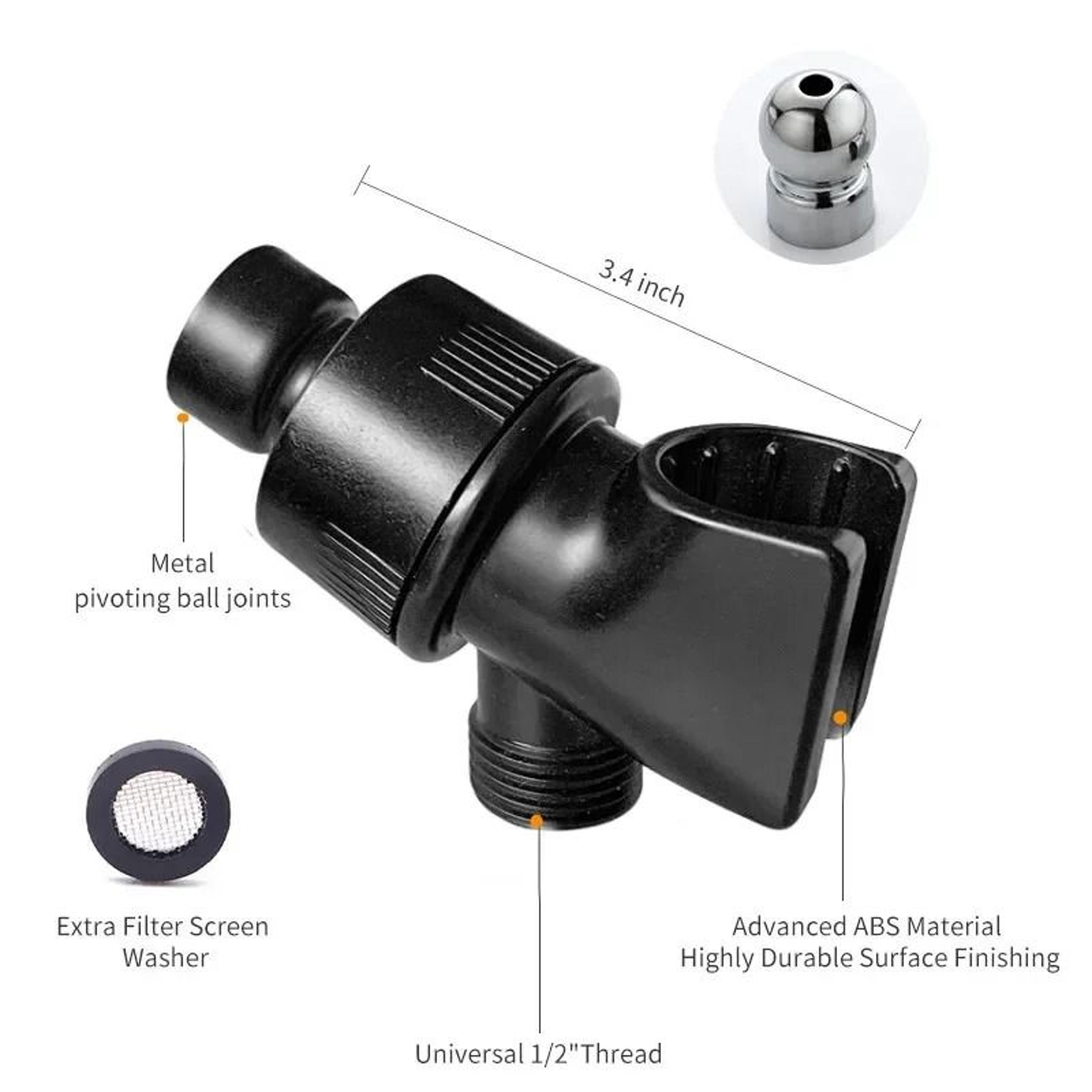 G12 Adjustable Shower Head Holder With 3Way Diverter 2