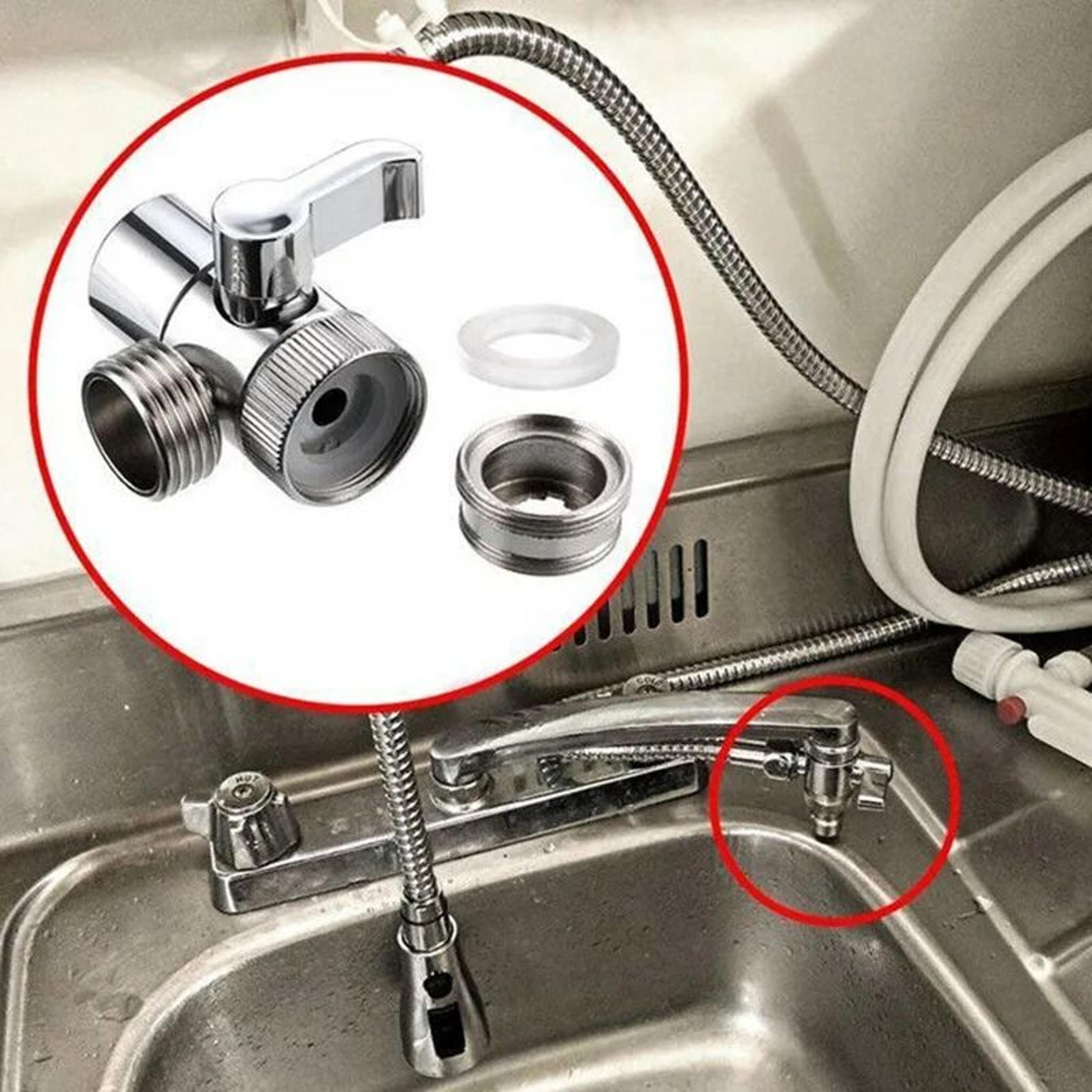 Universal Faucet Splitter Diverter Valve For Sink And Bidet 6