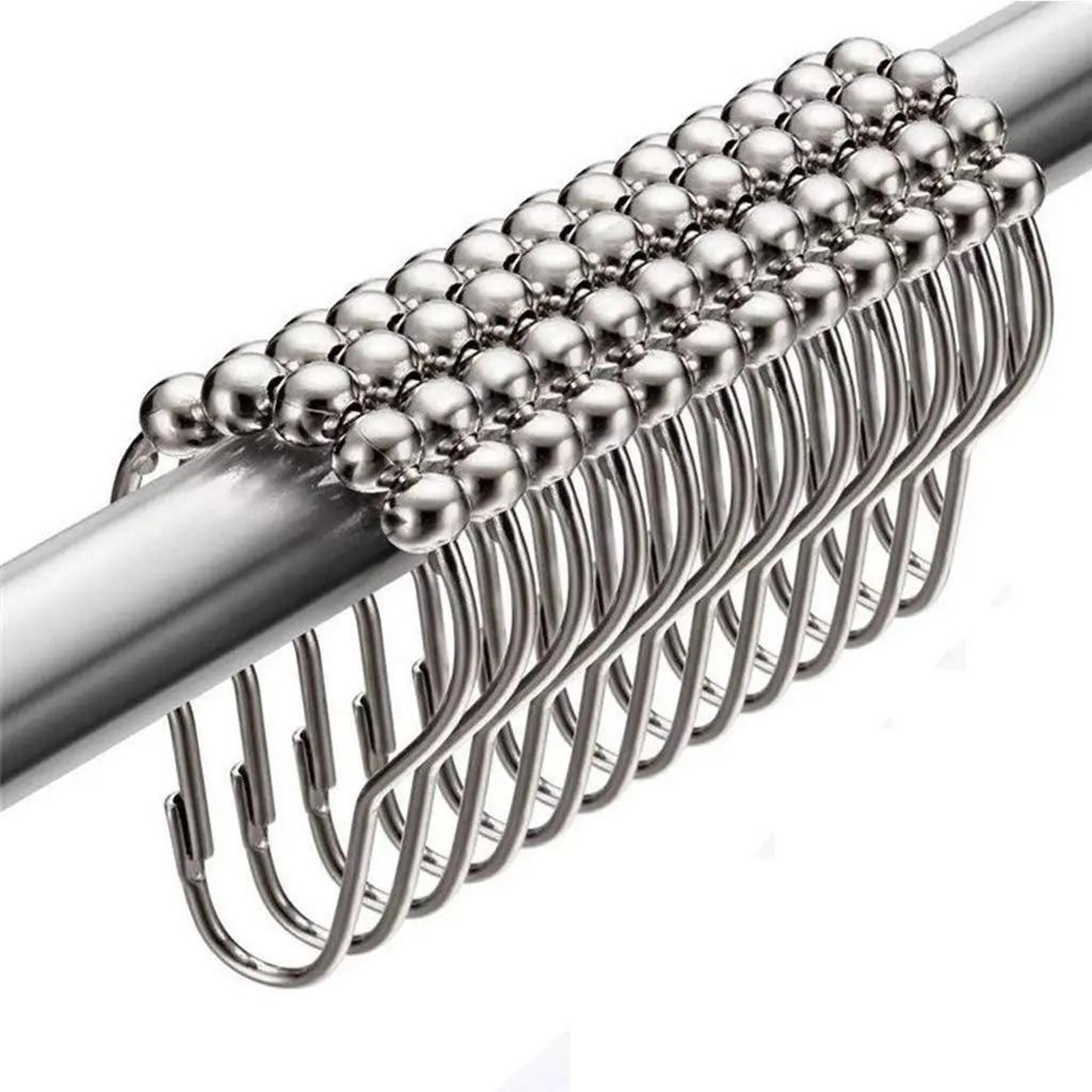 12PCS Rustproof Rollerball Shower Curtain Rings 2
