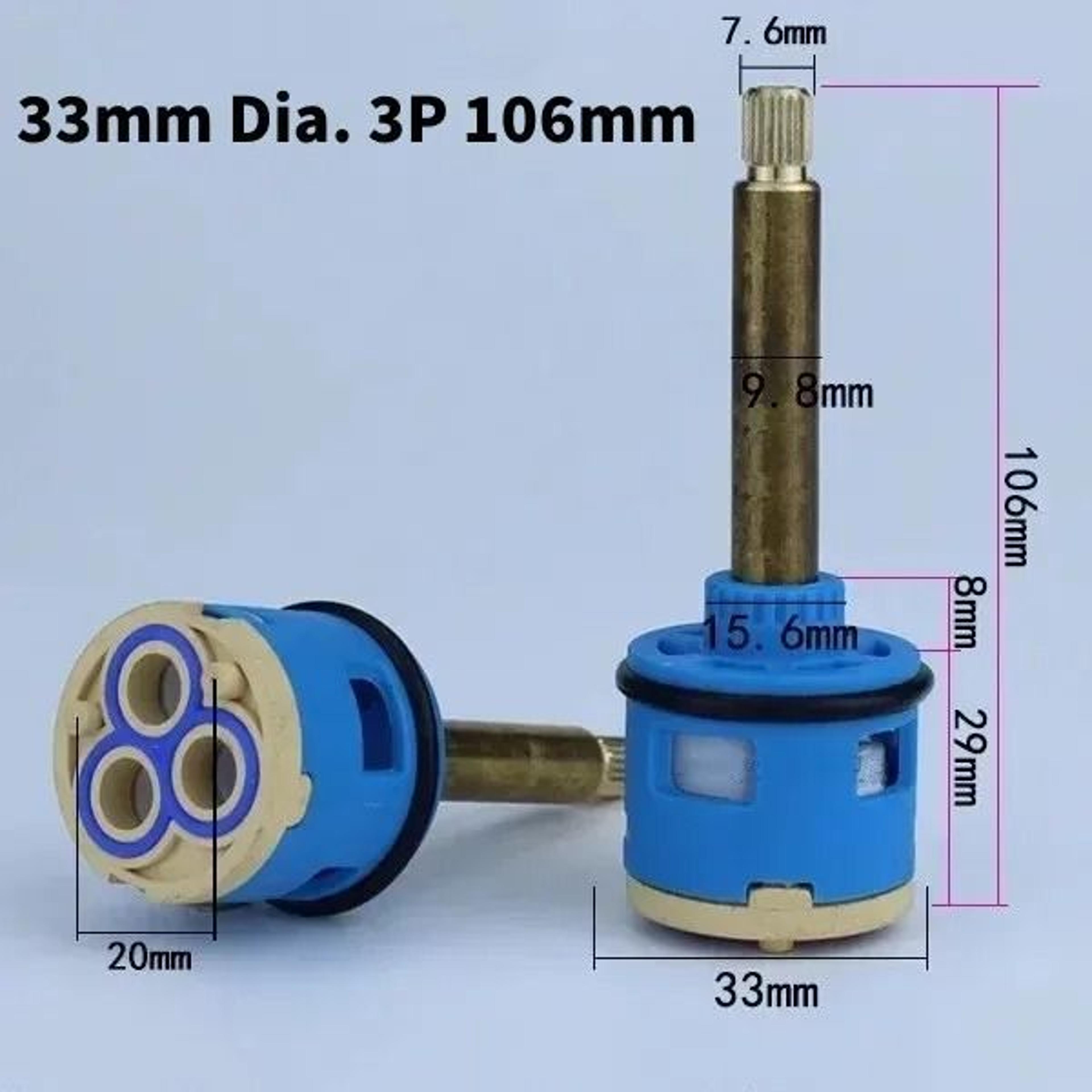 Ceramic Faucet Cartridge Replacement Mixer Tap Valve 11