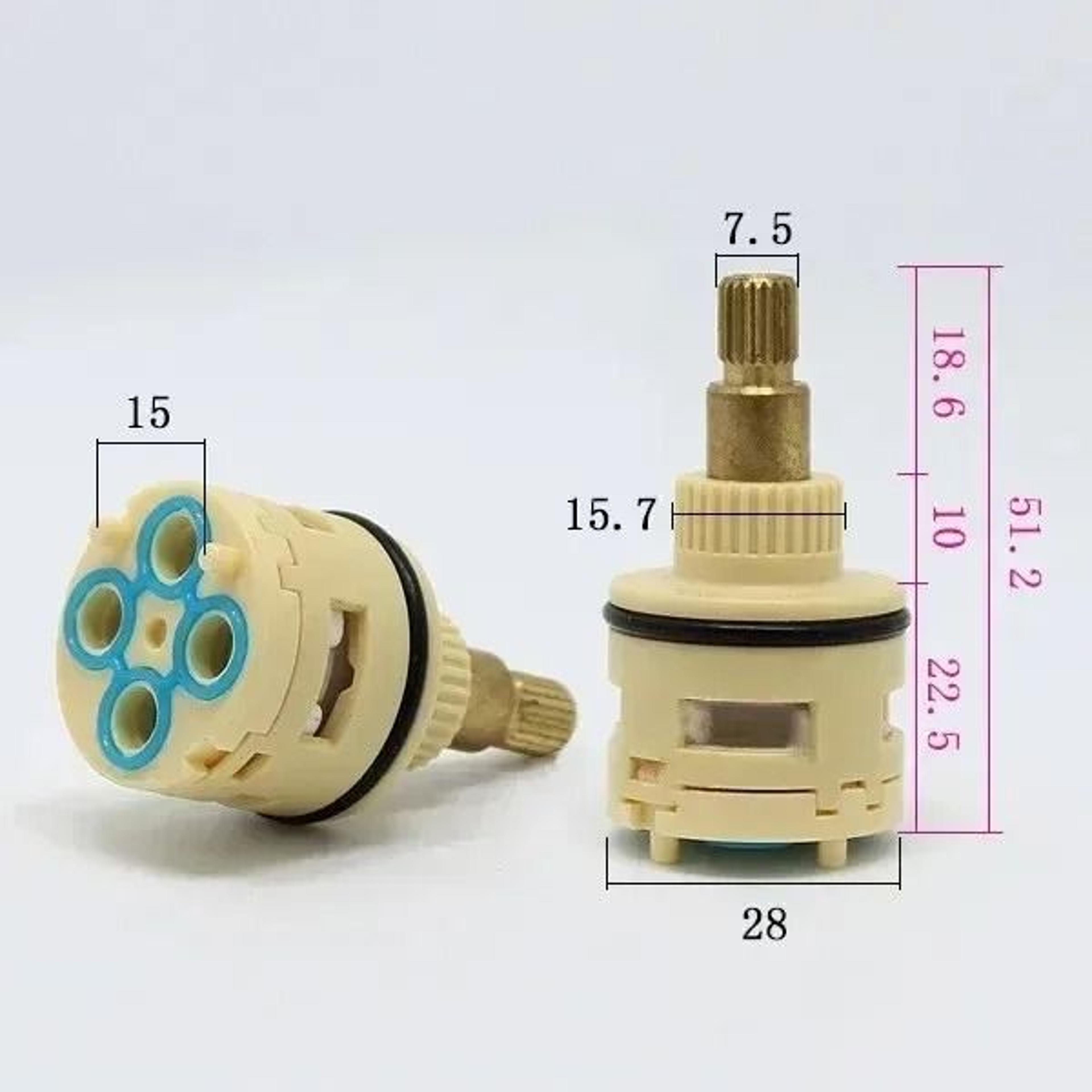 Ceramic Faucet Cartridge Replacement Mixer Tap Valve 2