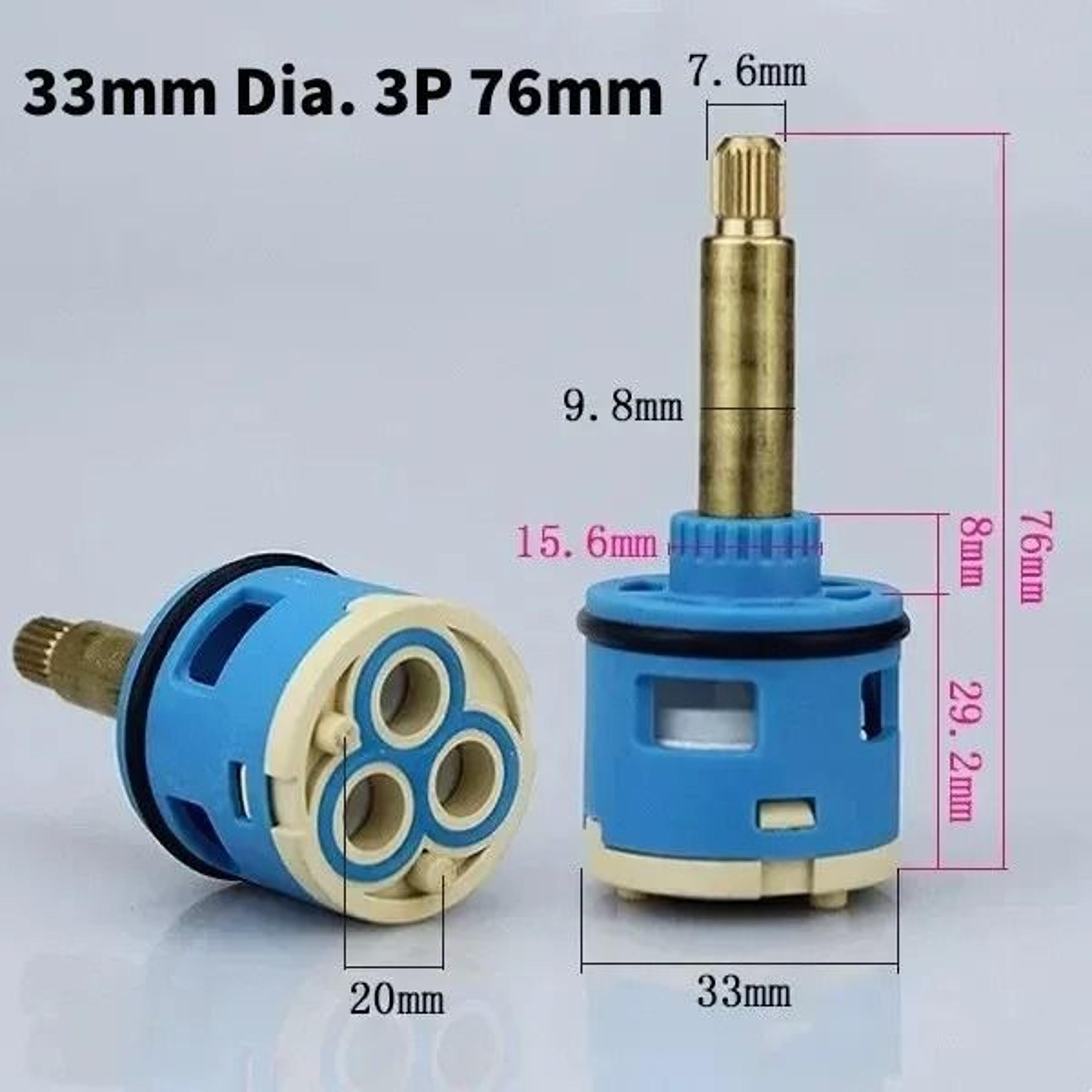 Ceramic Faucet Cartridge Replacement Mixer Tap Valve 15