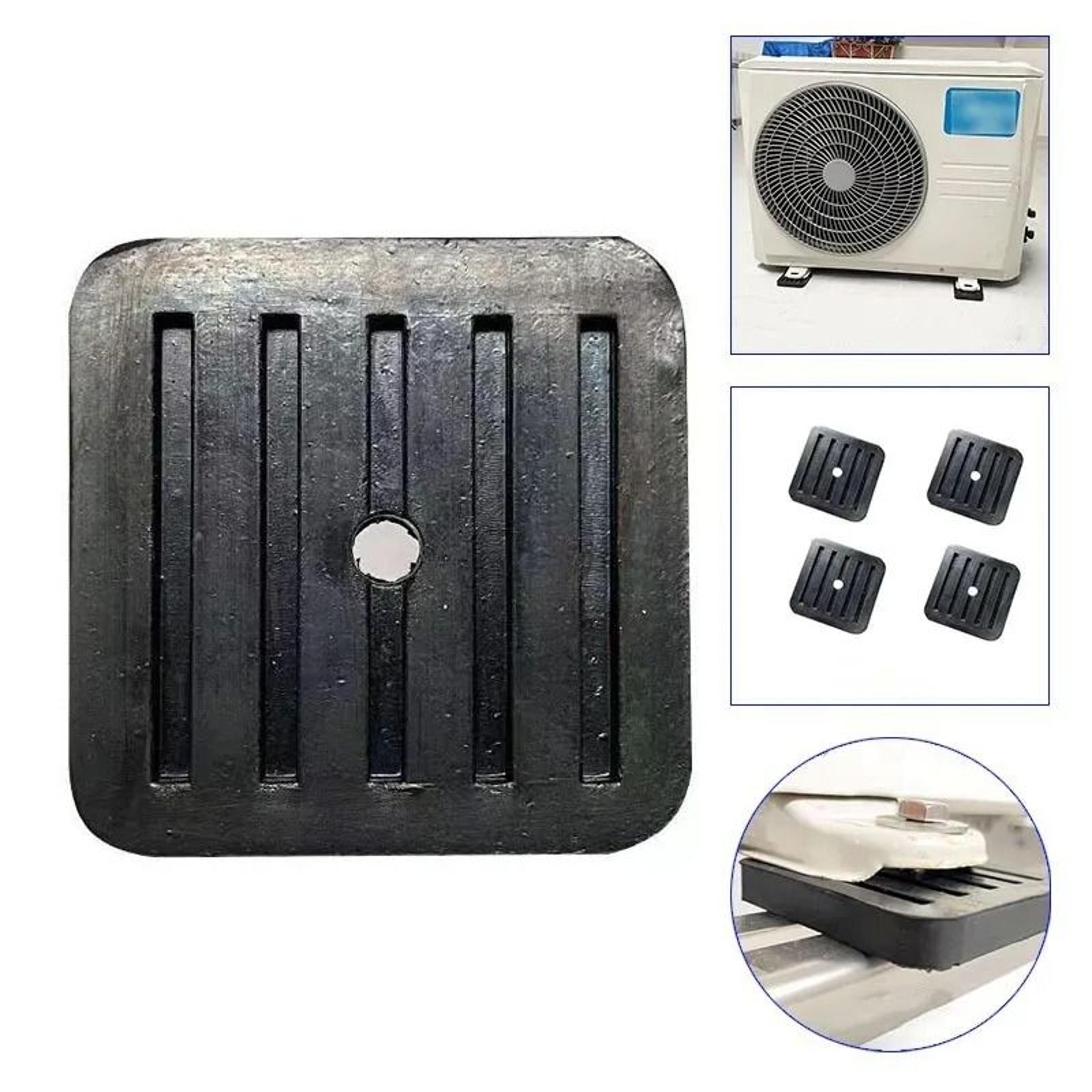 4PC Air Conditioner Anti Vibration Pads Rubber Shock Absorber Mounts 8