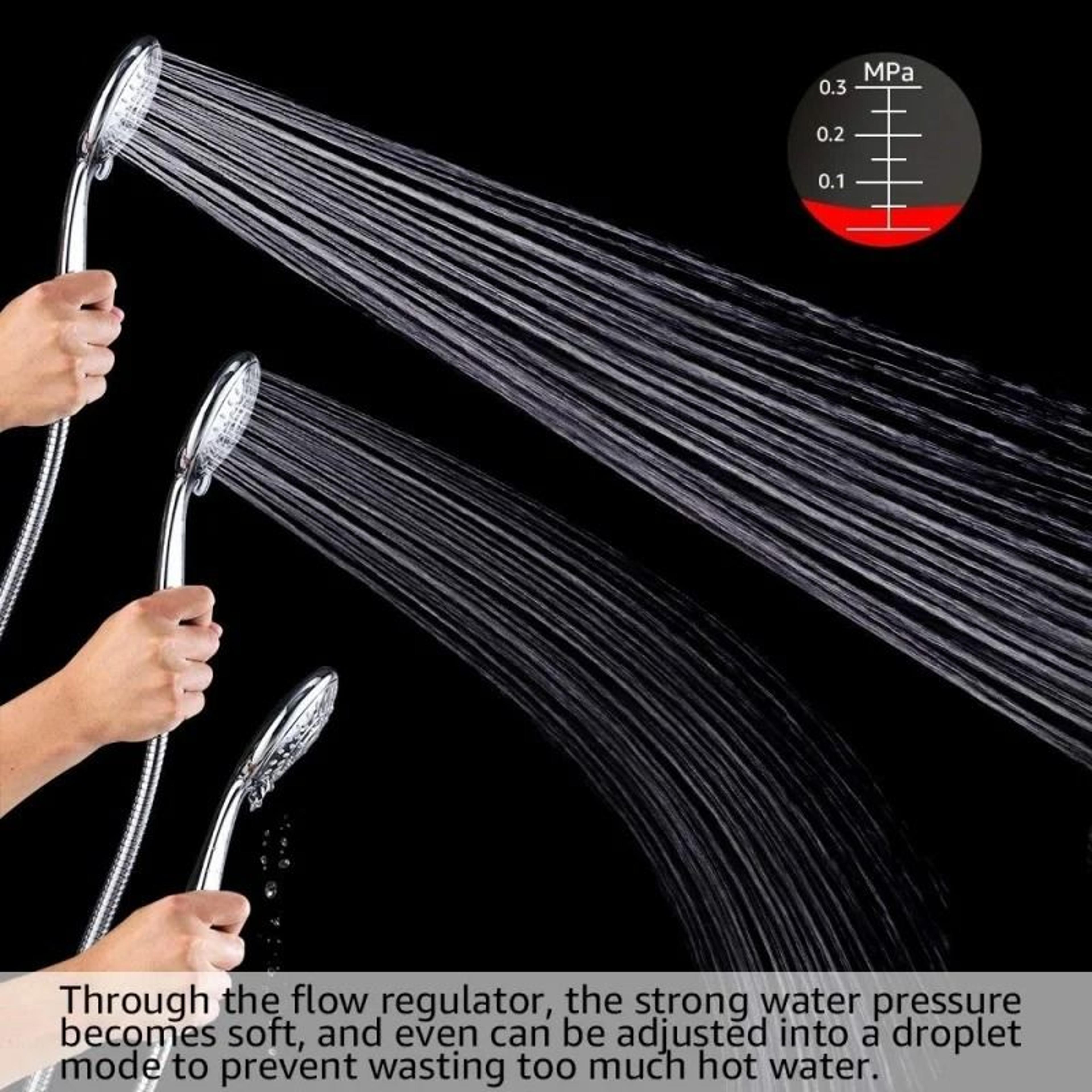 Shower Water Flow Regulator Shut Off Valve 7