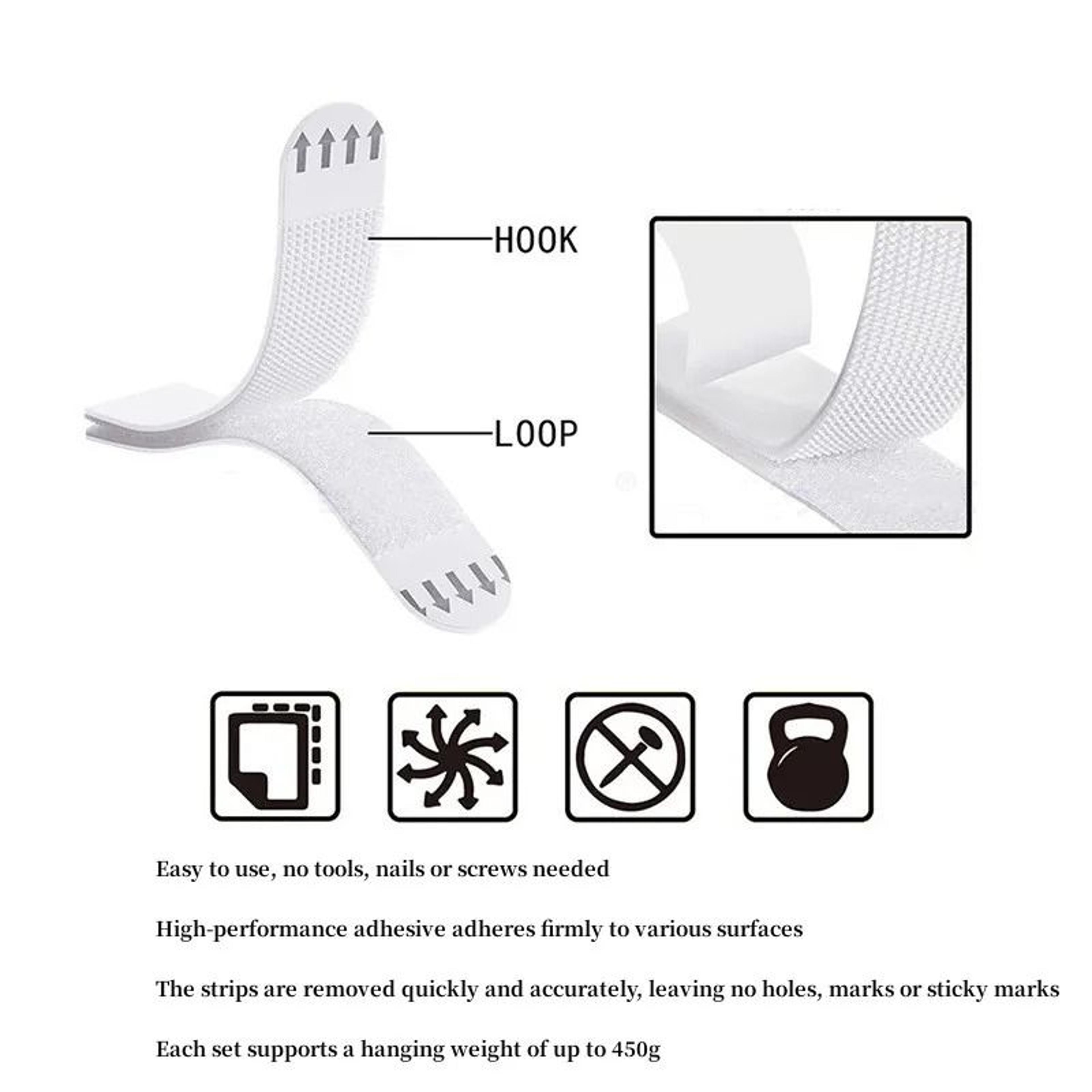 12 Pair Damage Free Picture Hanging Strips For Frames 5