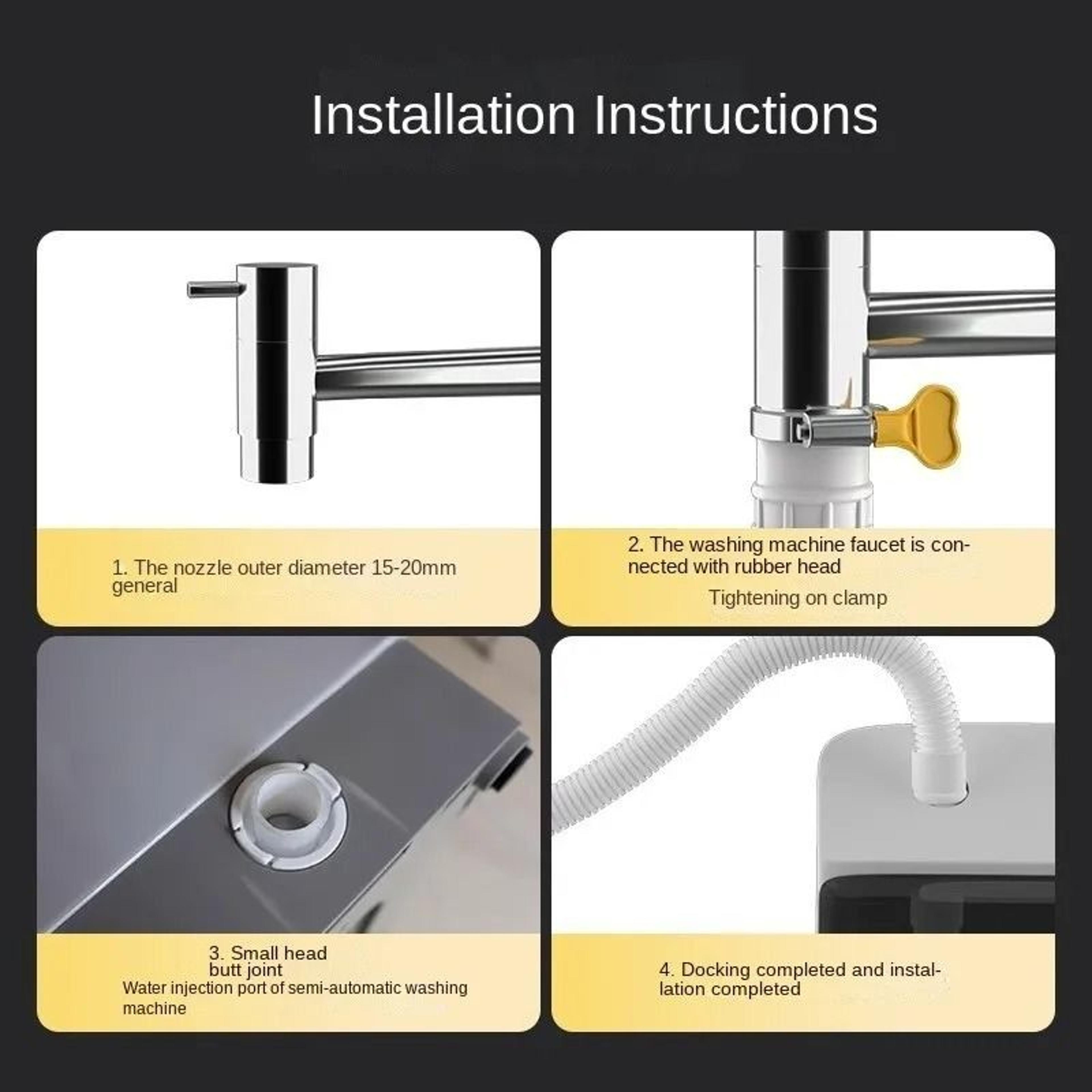 14M Washing Machine Drain Hose Extension Pipe 9