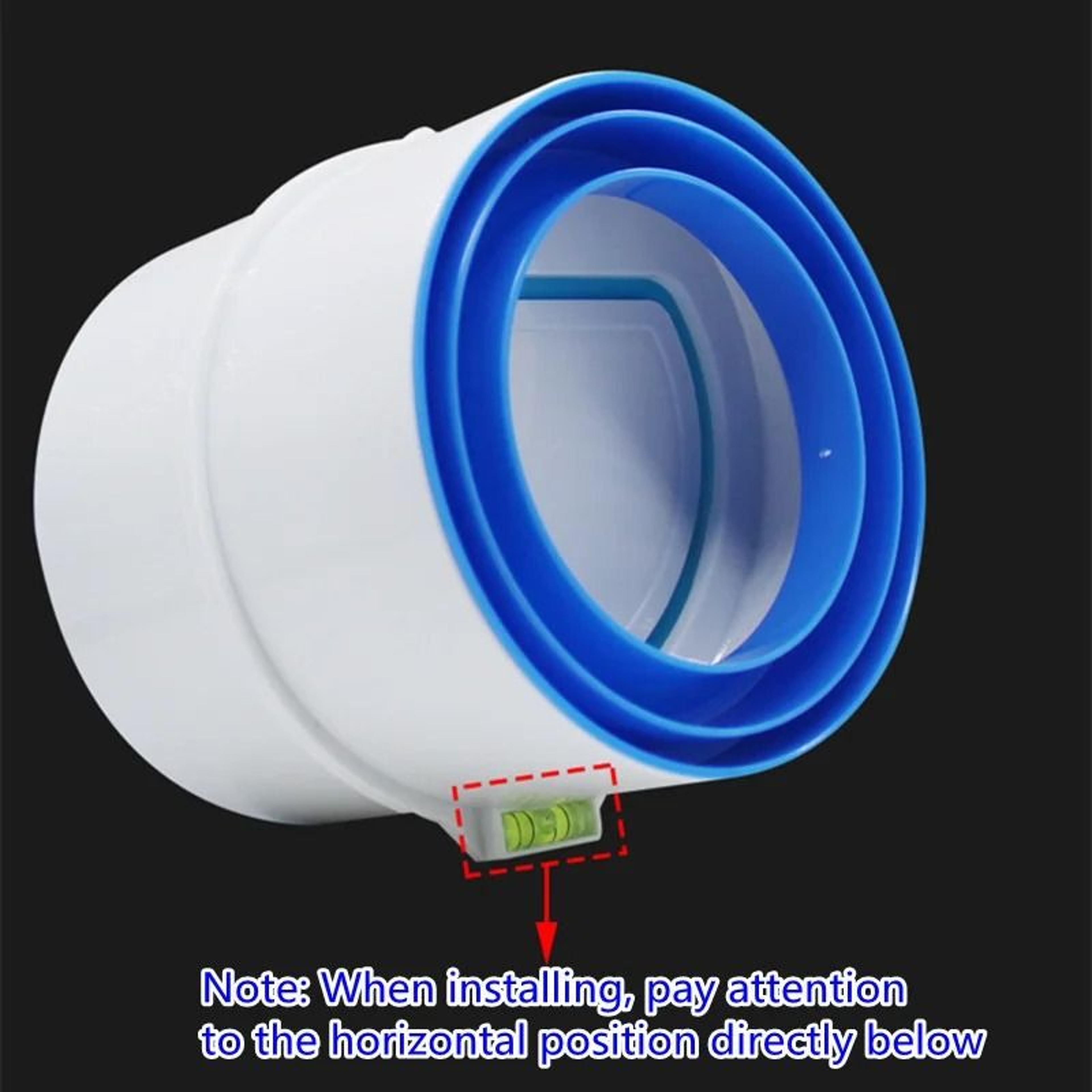 75110mm PVC Exhaust Fan Backdraft Damper Check Valve 5