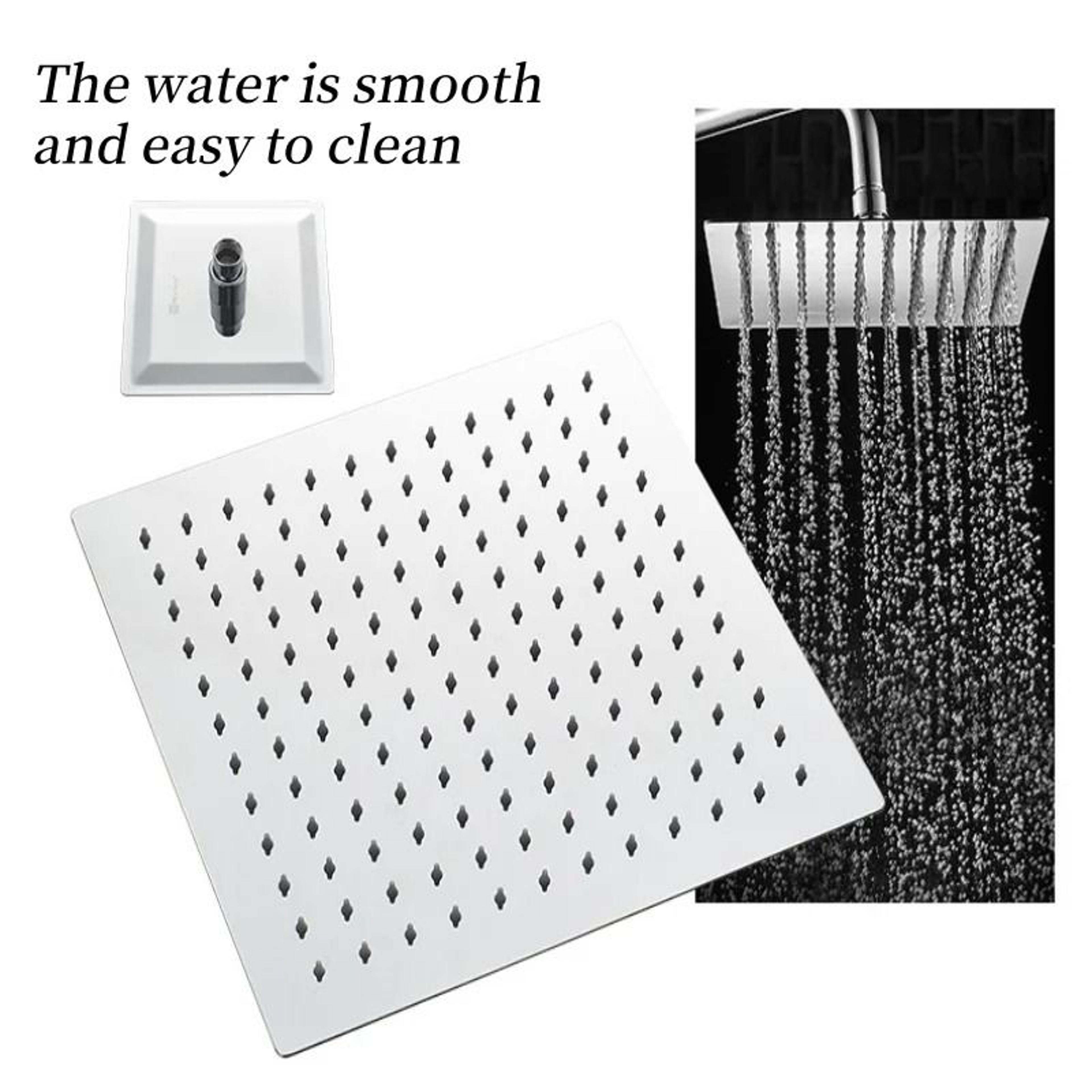 Stainless Steel Square Rainfall Shower Head 7
