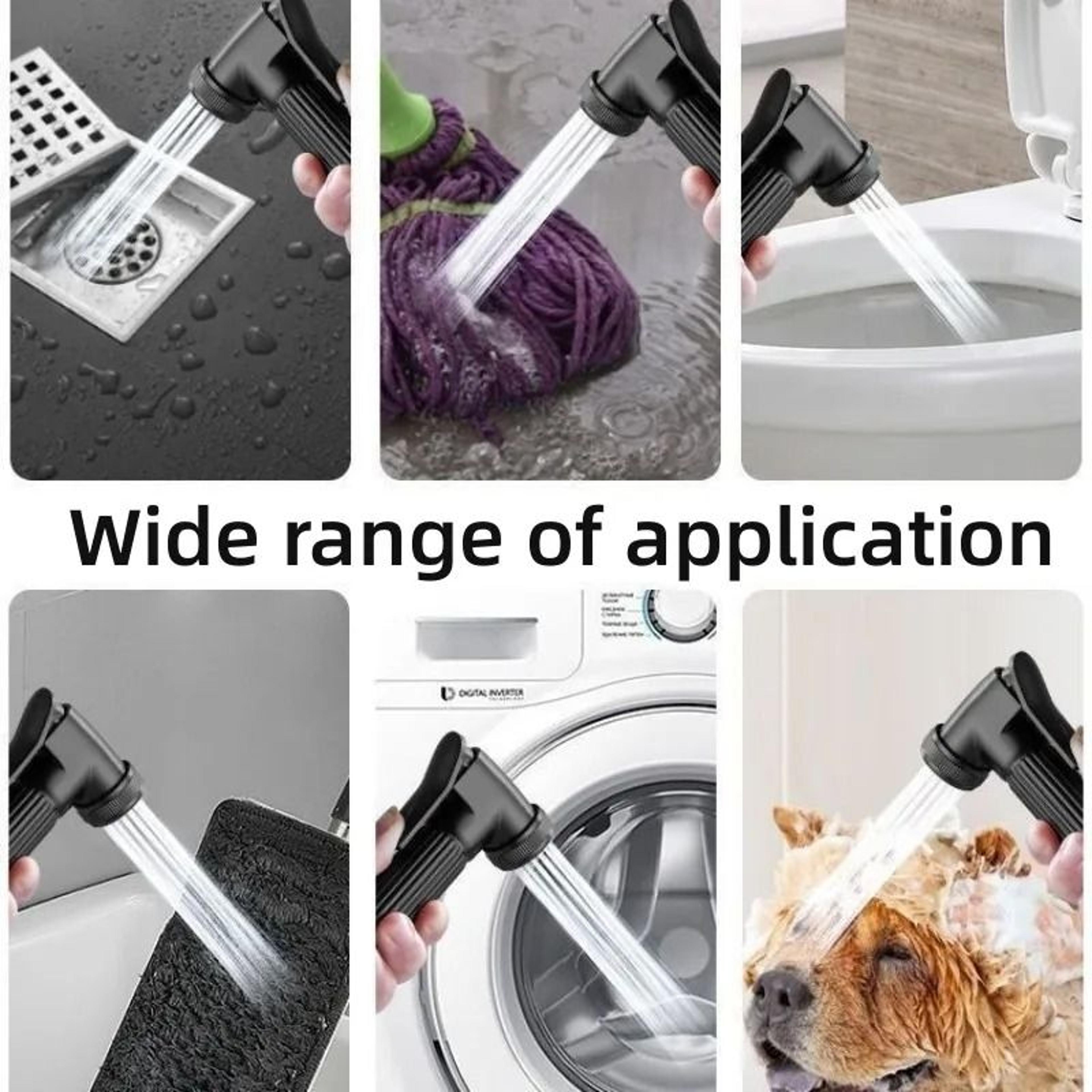 Handheld Bidet Sprayer Set With Dual Outlet Angle Valve 8