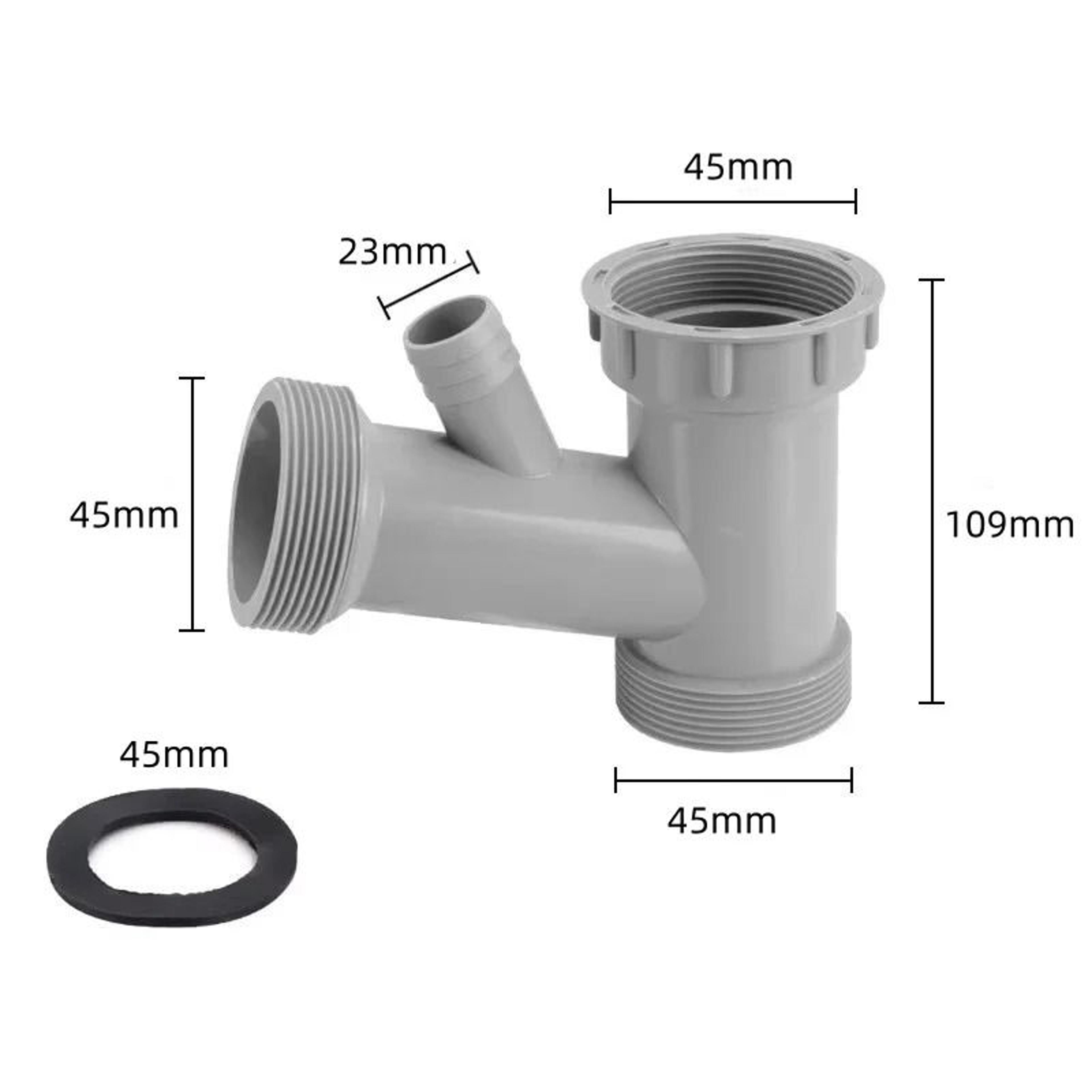 YShaped Sink Drain Pipe Adapter And Overflow Hose Connector 11