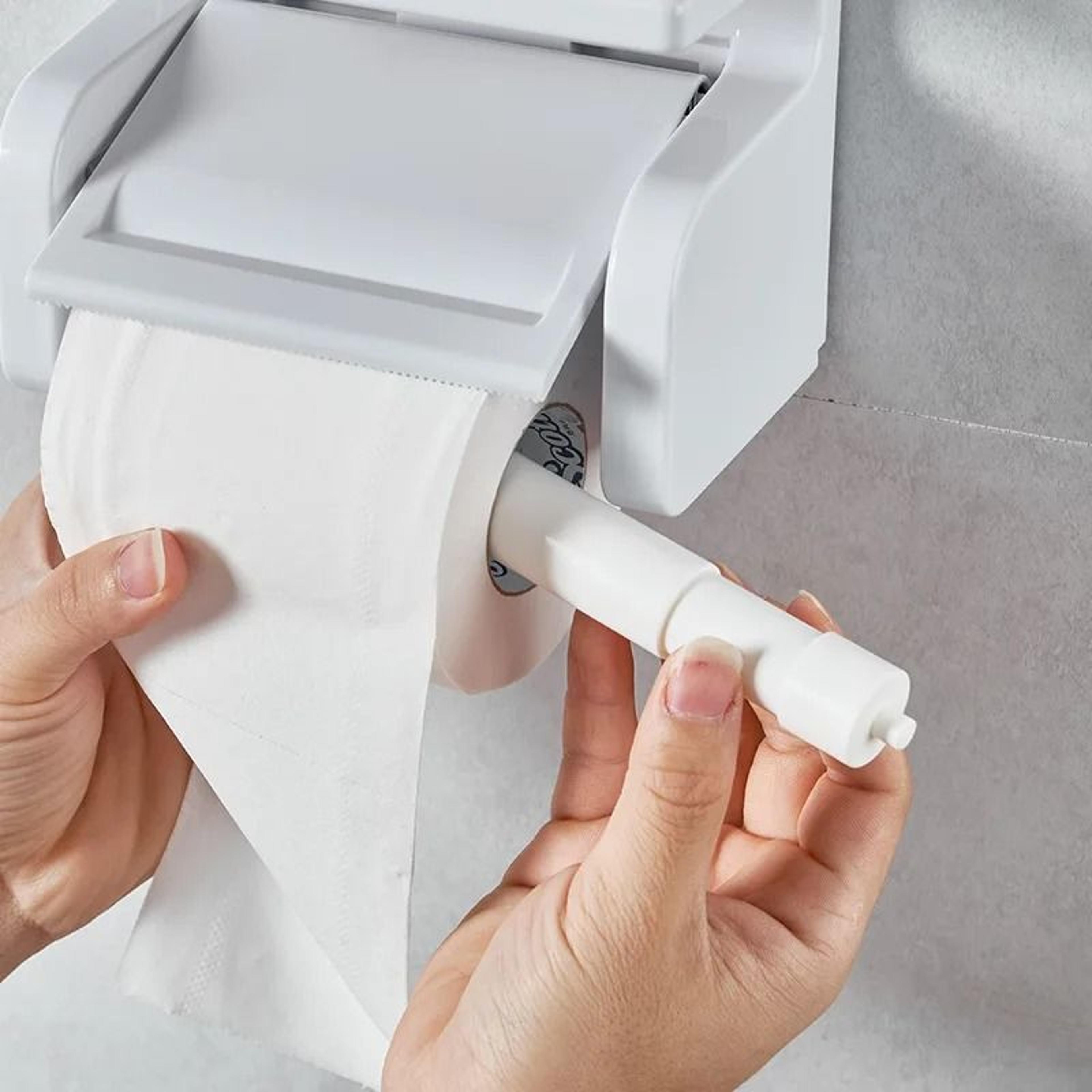 Adjustable SpringLoaded Toilet Paper Roll Replacement Spindle 10