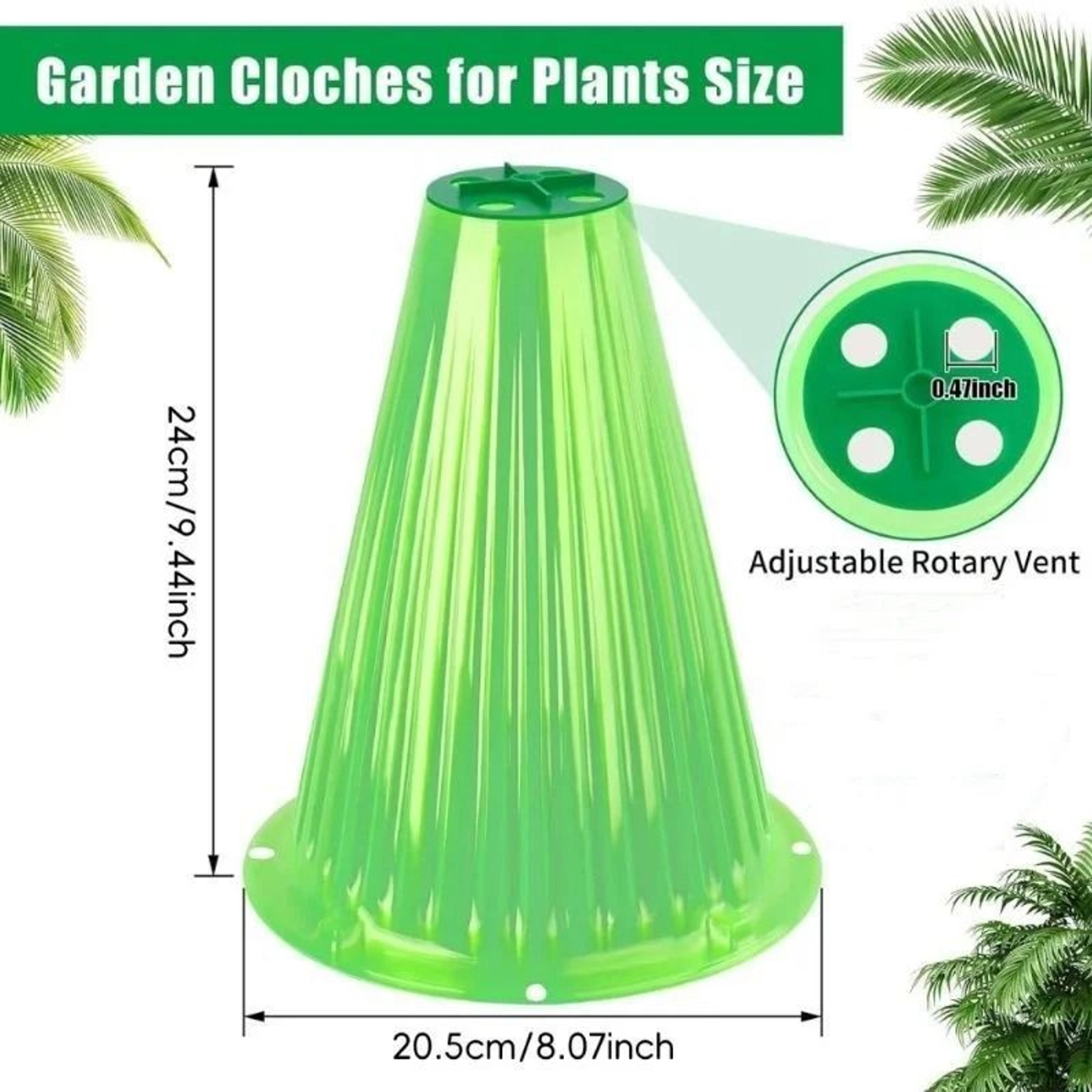510Piece Reusable Seedling Protector And Snail Collar Set 7