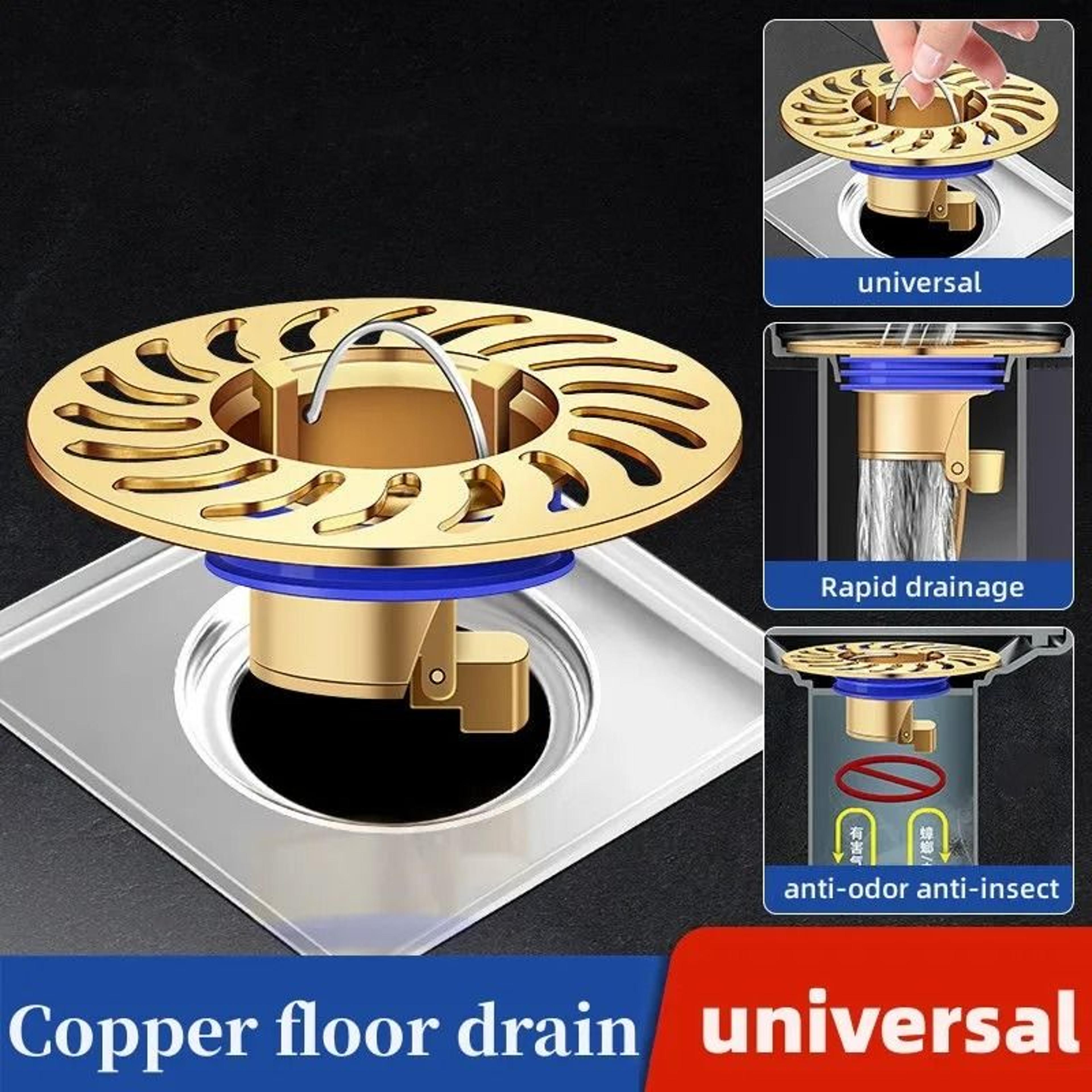 all-copper anti-odor floor drain core with insect-proof seal