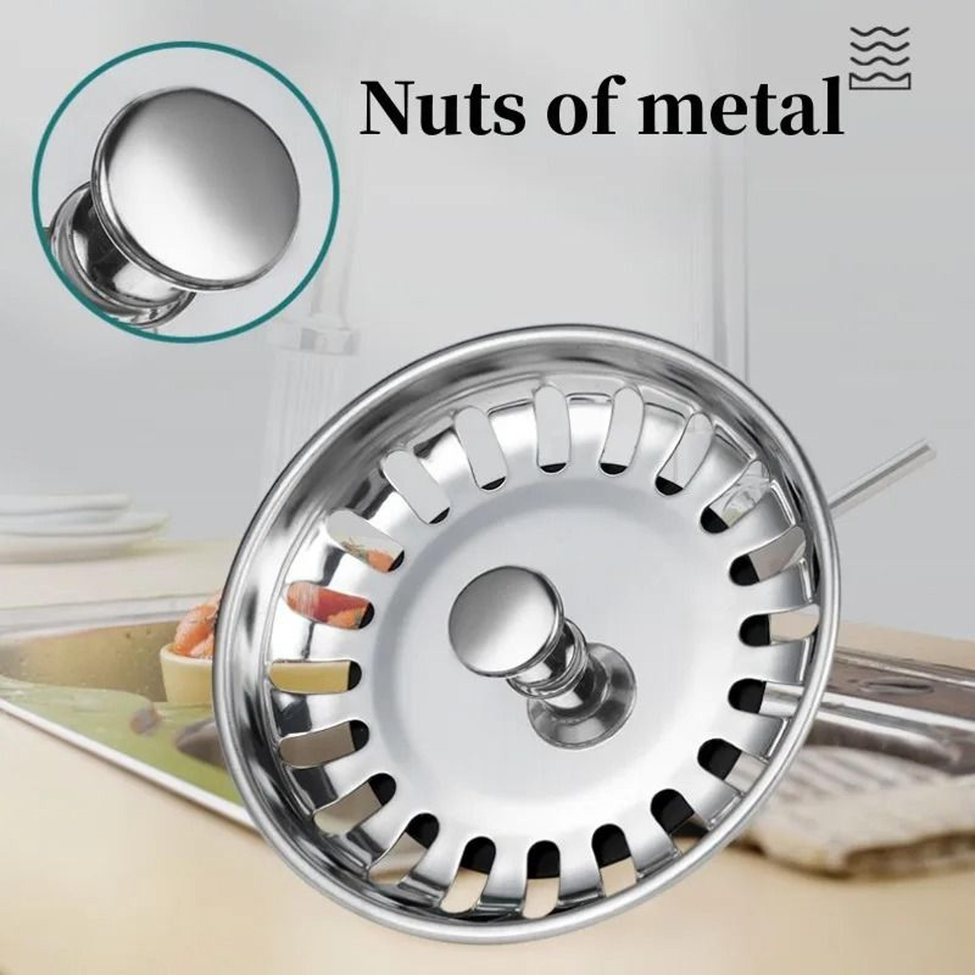 80mm Stainless Steel Kitchen Sink Strainer Replacement Waste Plug 7