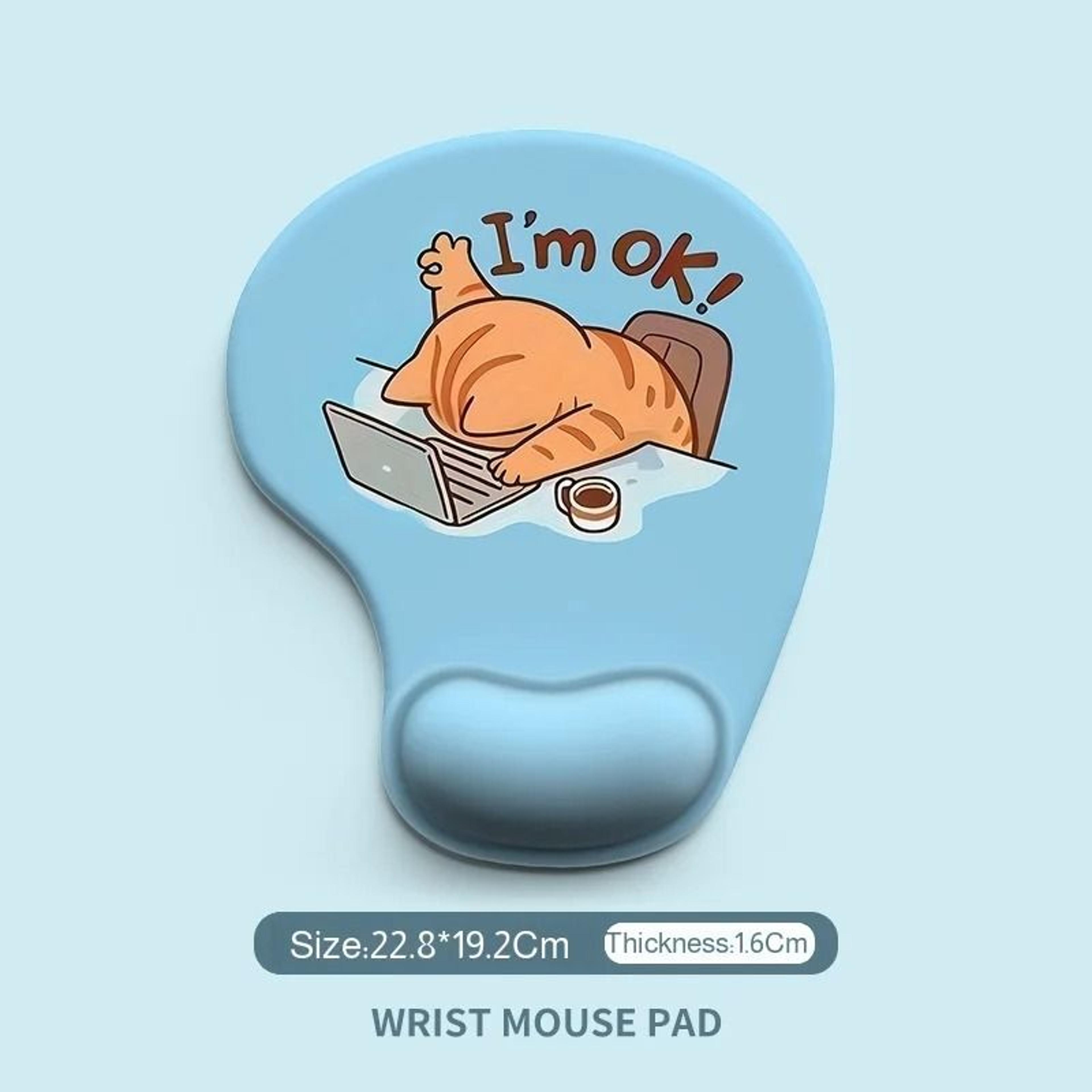 Cute Cartoon Silicone Mouse Pad With Ergonomic Wrist Support 9