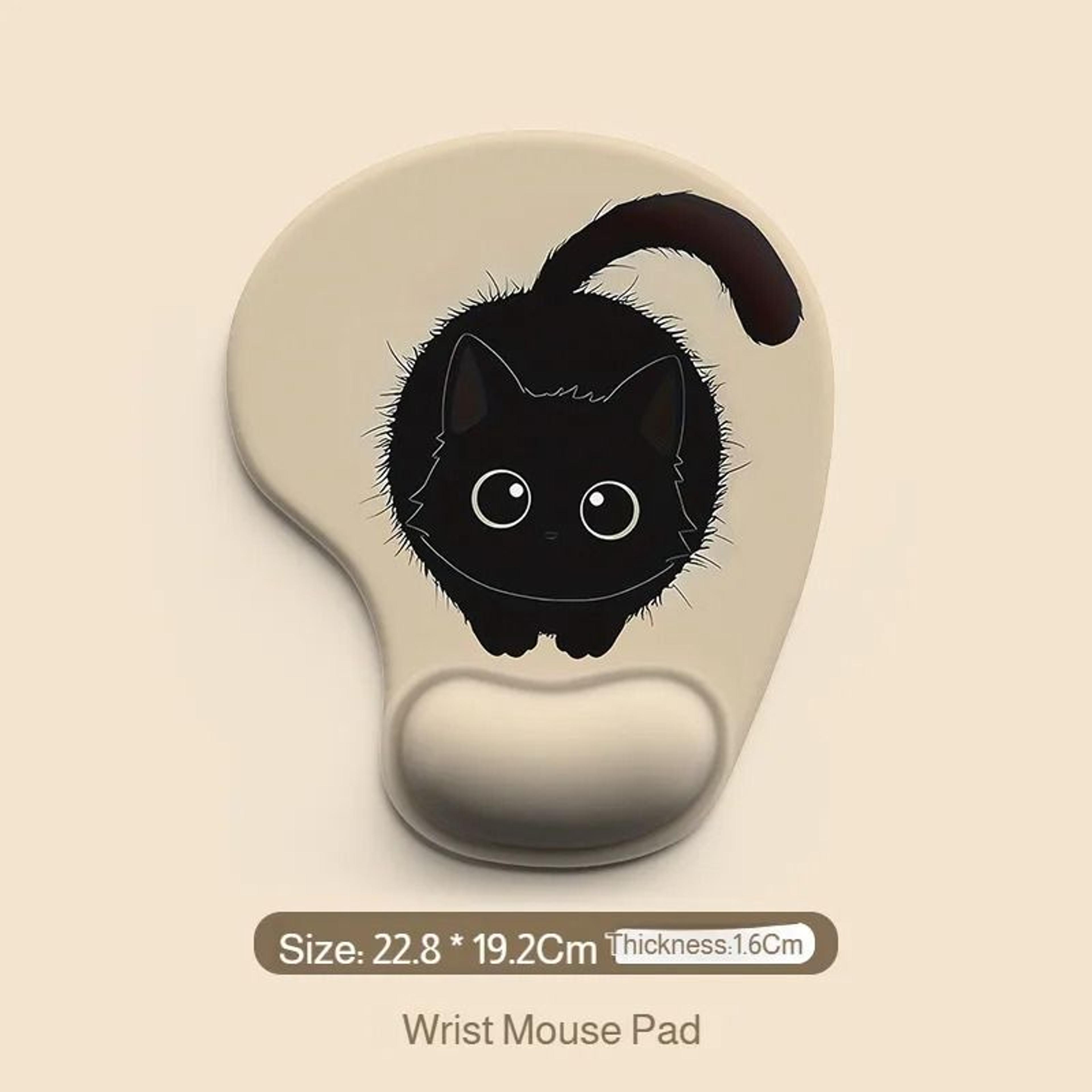 Cute Cartoon Silicone Mouse Pad With Ergonomic Wrist Support 4