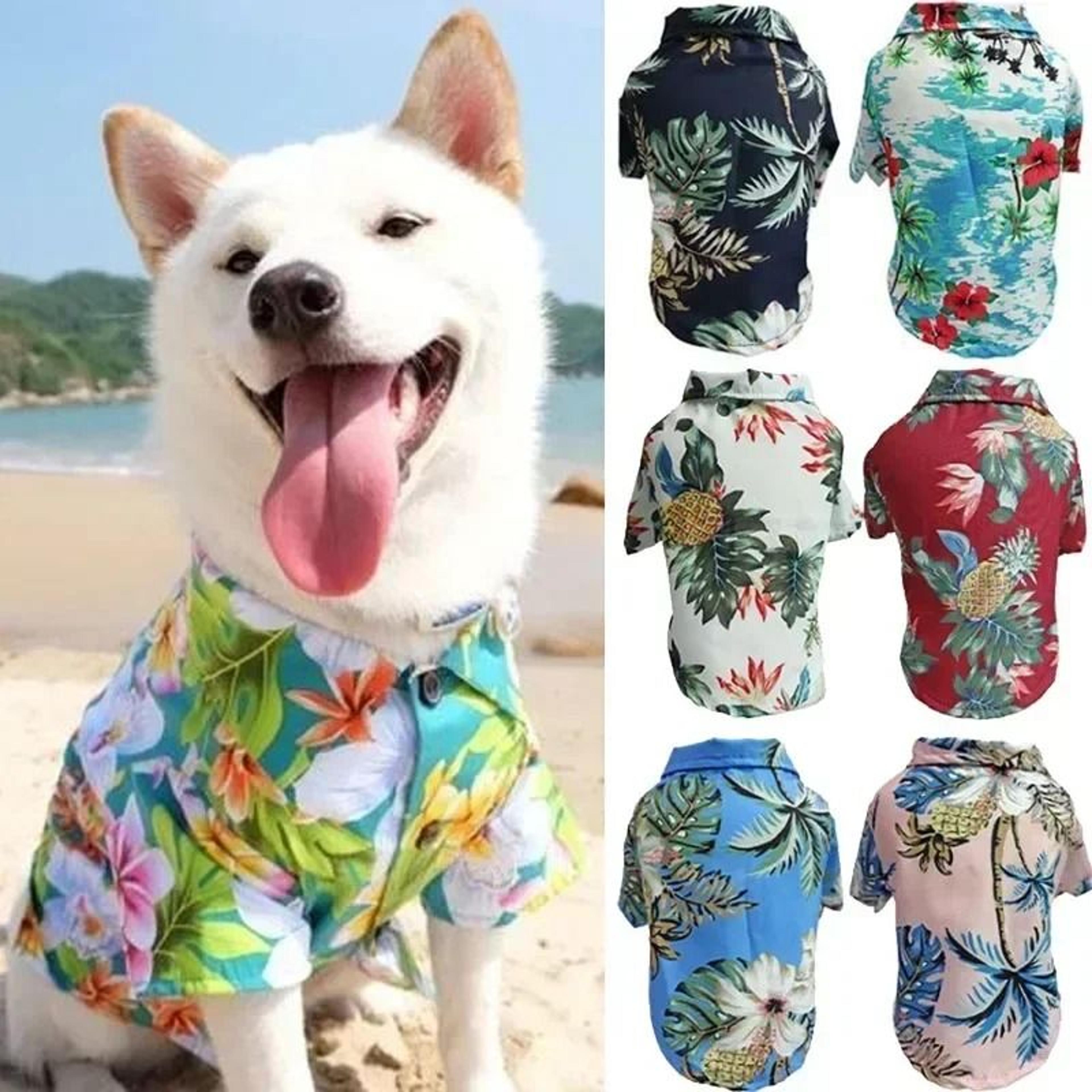Hawaiian Summer Dog Shirt For Small And Medium Pets 15