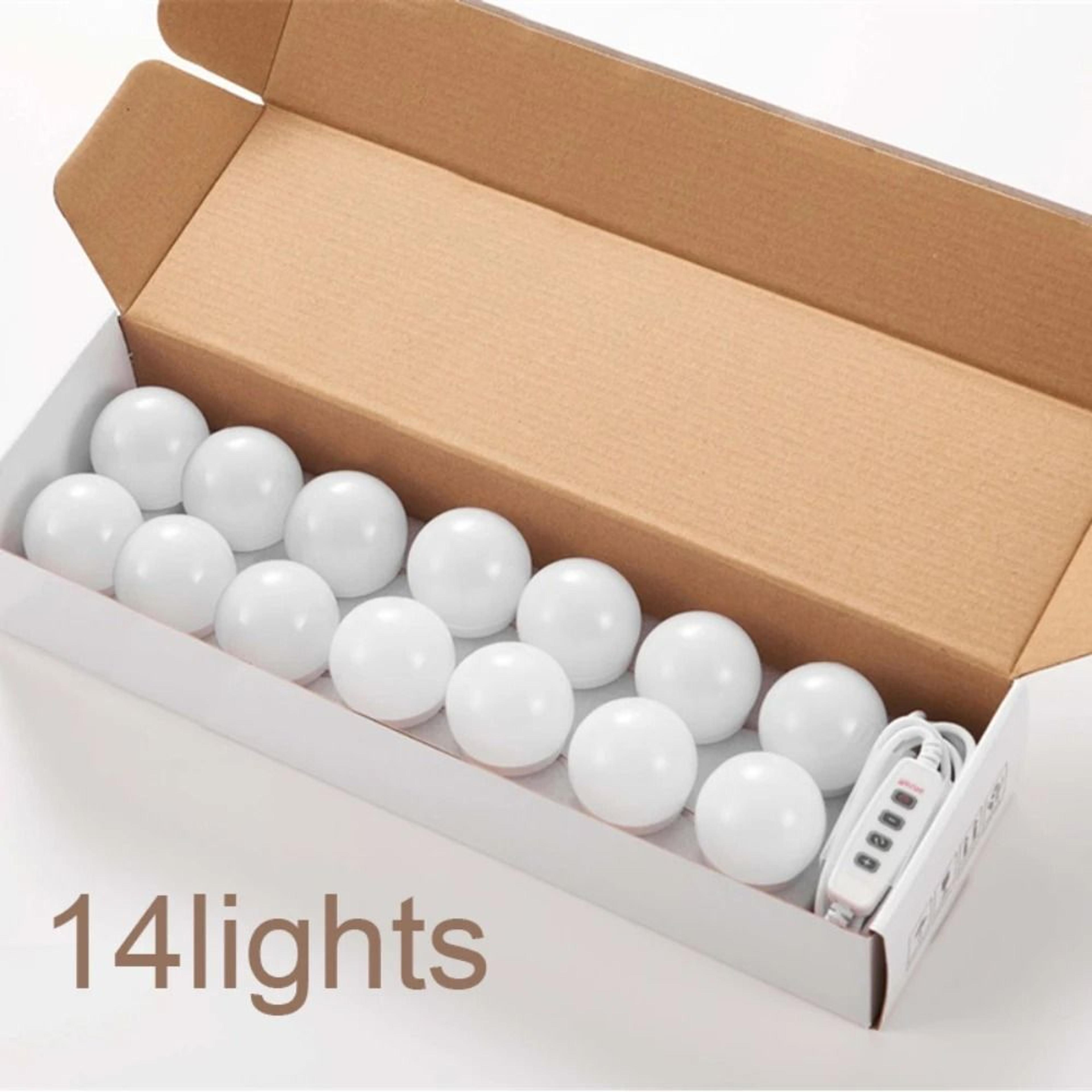 StickOn Hollywood Vanity Mirror Lights With 3 Color Modes 4