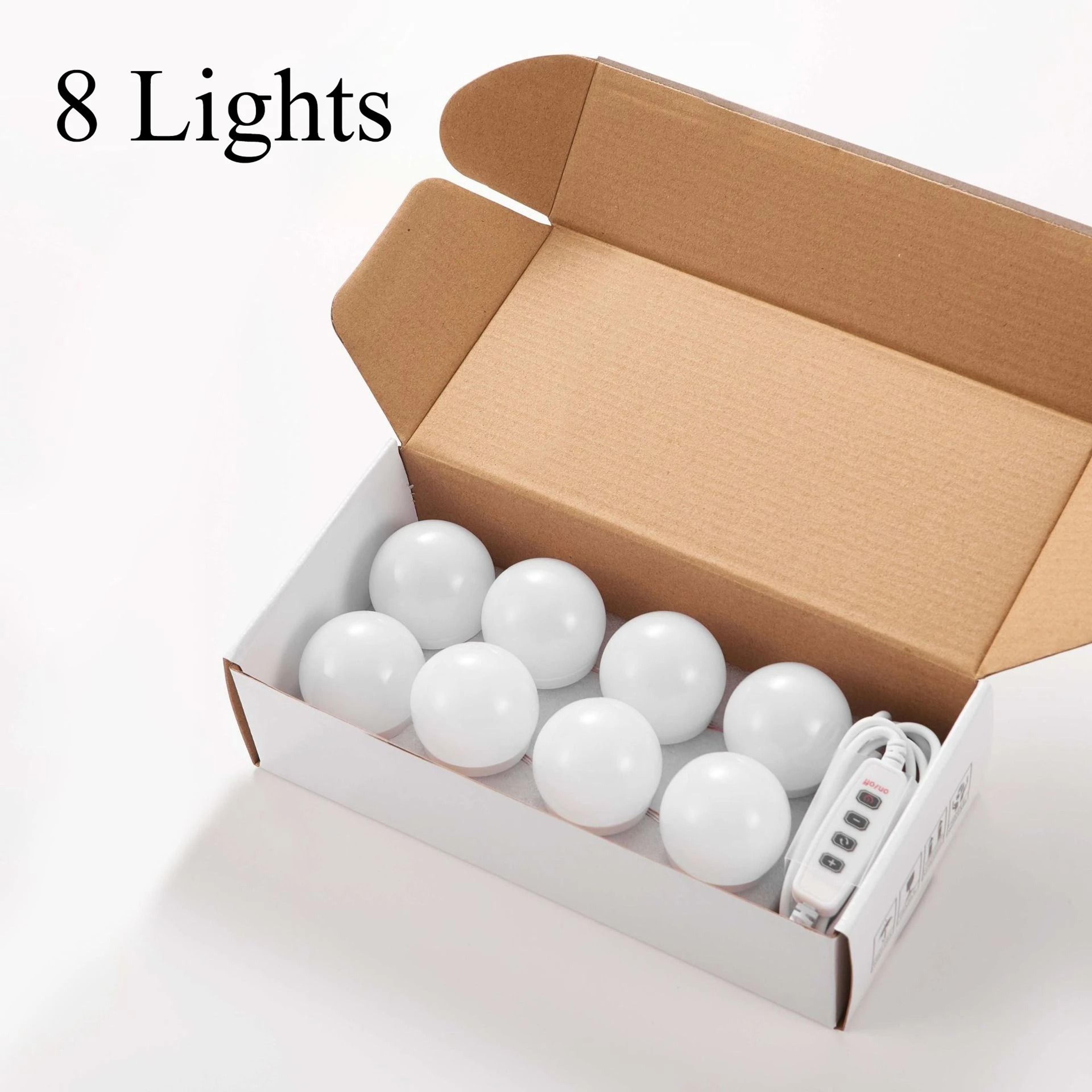 StickOn Hollywood Vanity Mirror Lights With 3 Color Modes 1