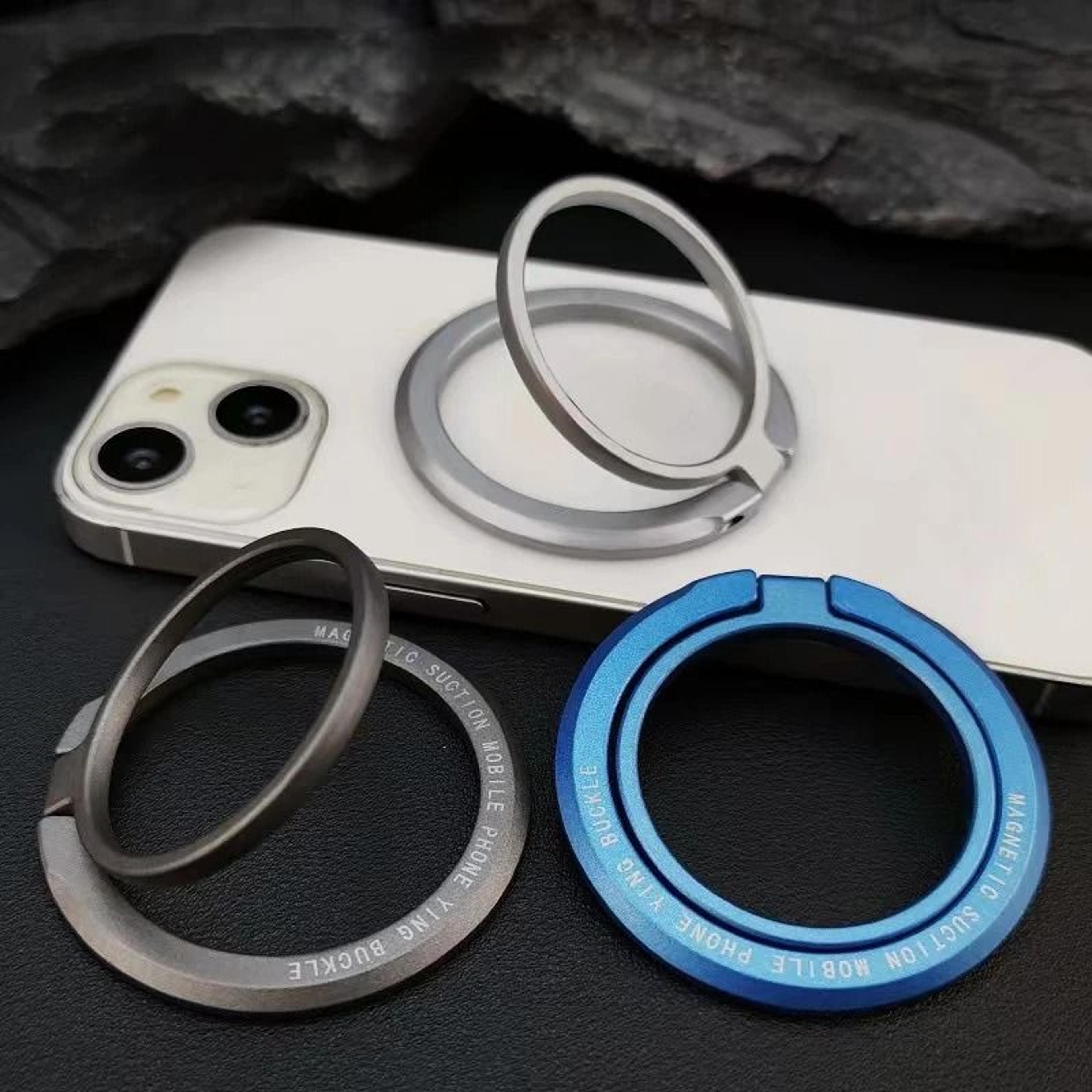 Foldable Magnetic Ring Phone Holder And Stand For MagSafe IPhones 0