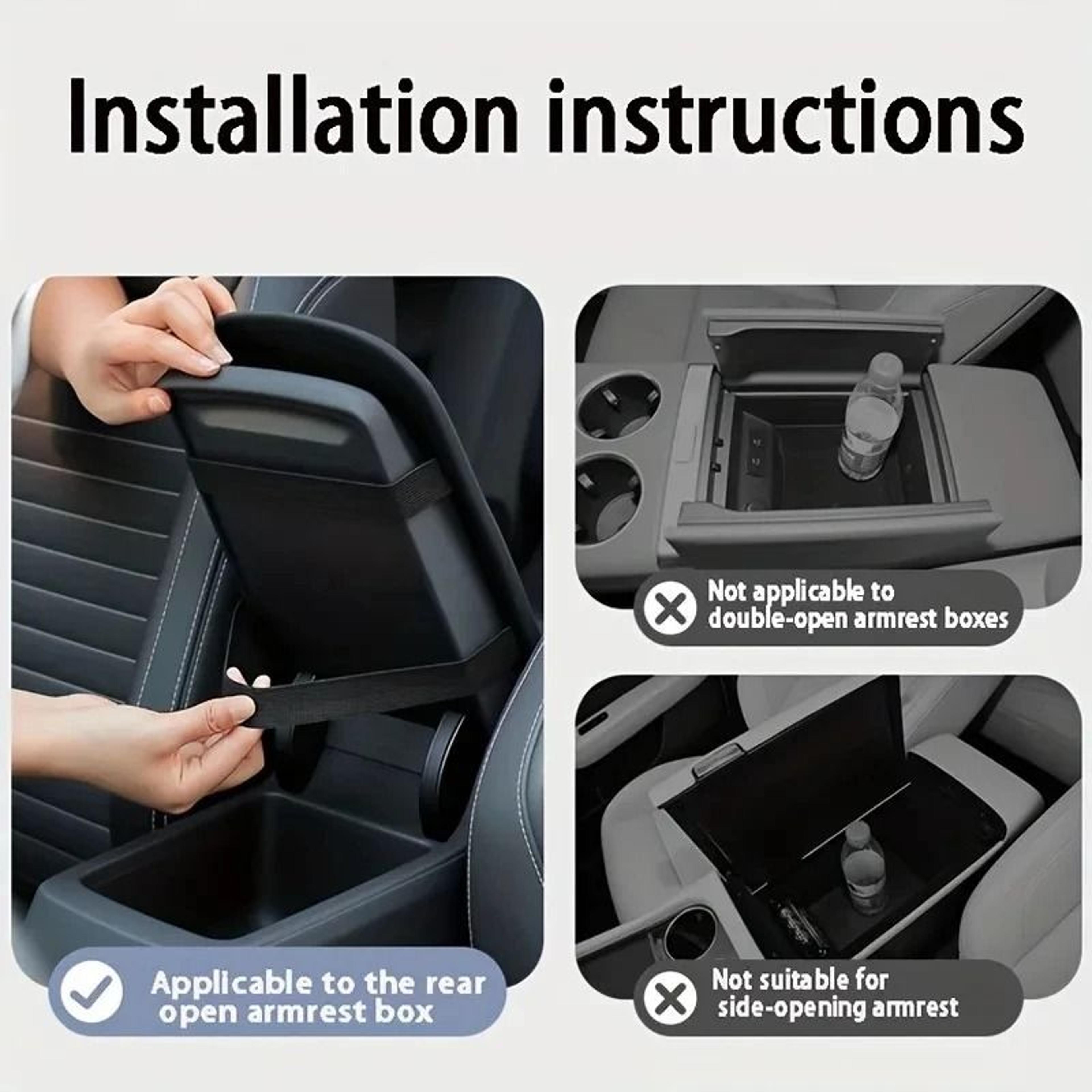 Plush Car Armrest Cushion Pad For Center Console Comfort 6