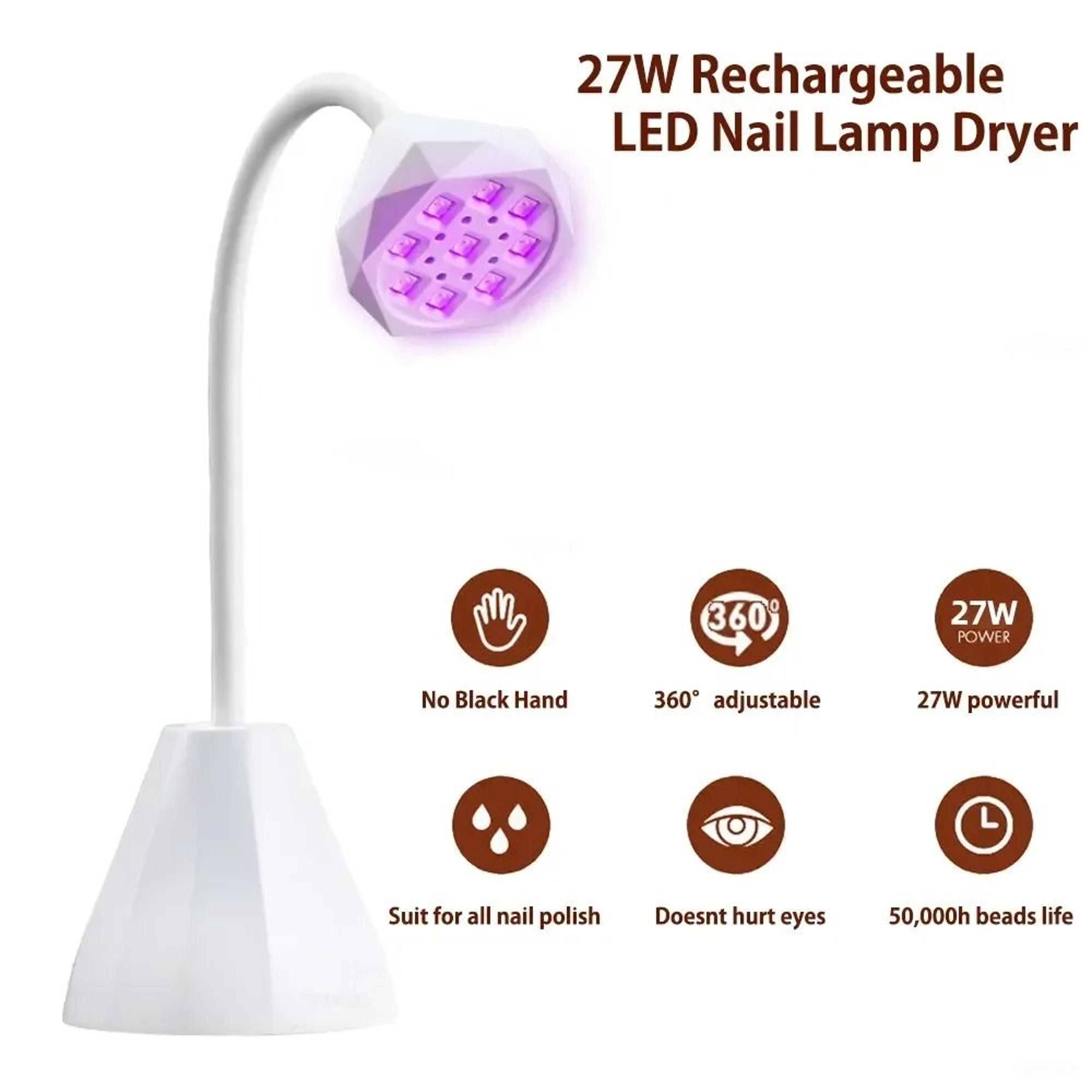 27W Flexible UV LED Nail Lamp For Gel Polish And Nail Curing 5