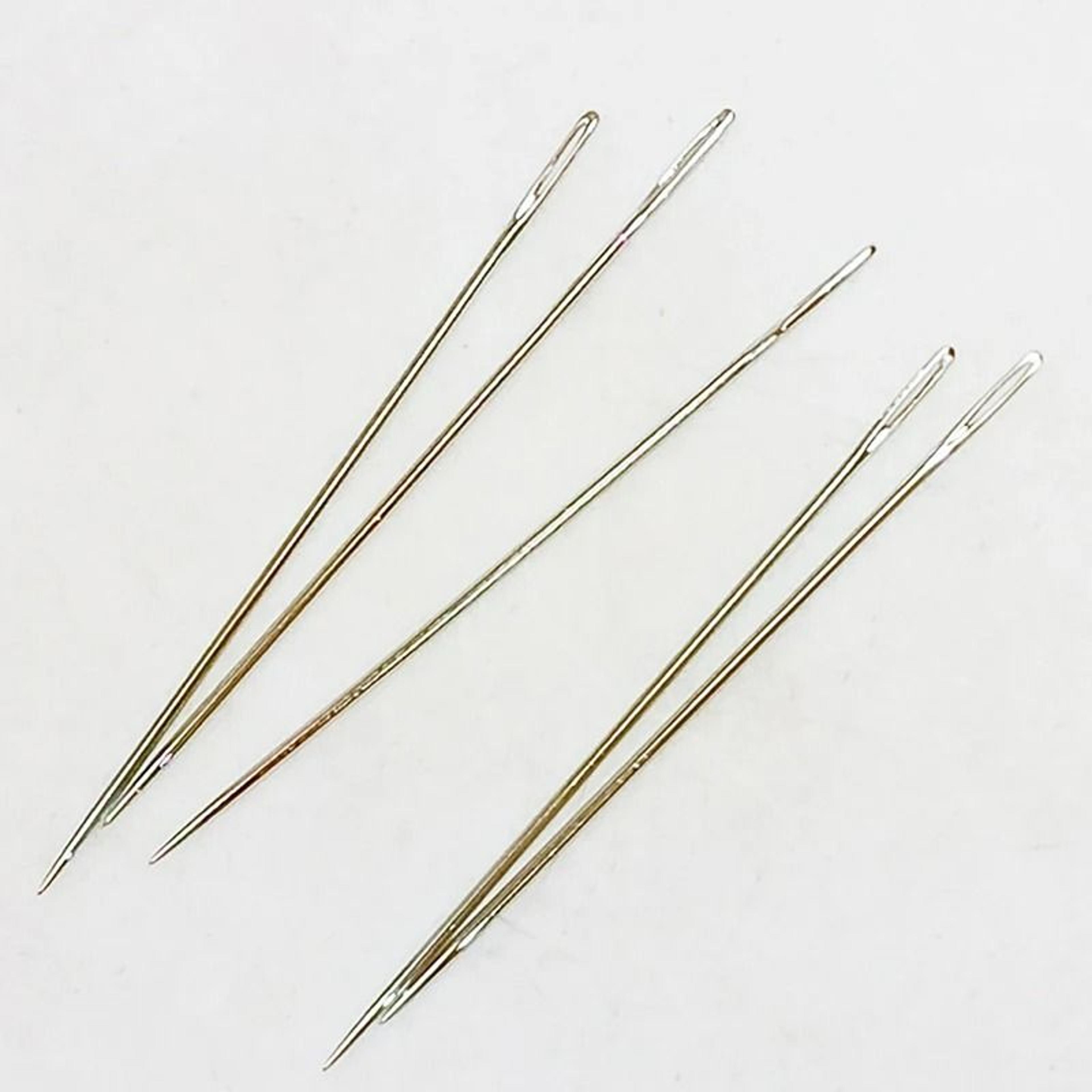 1525PCS Large Eye Steel Sewing Needles For Leather Yarn And Crafts 6