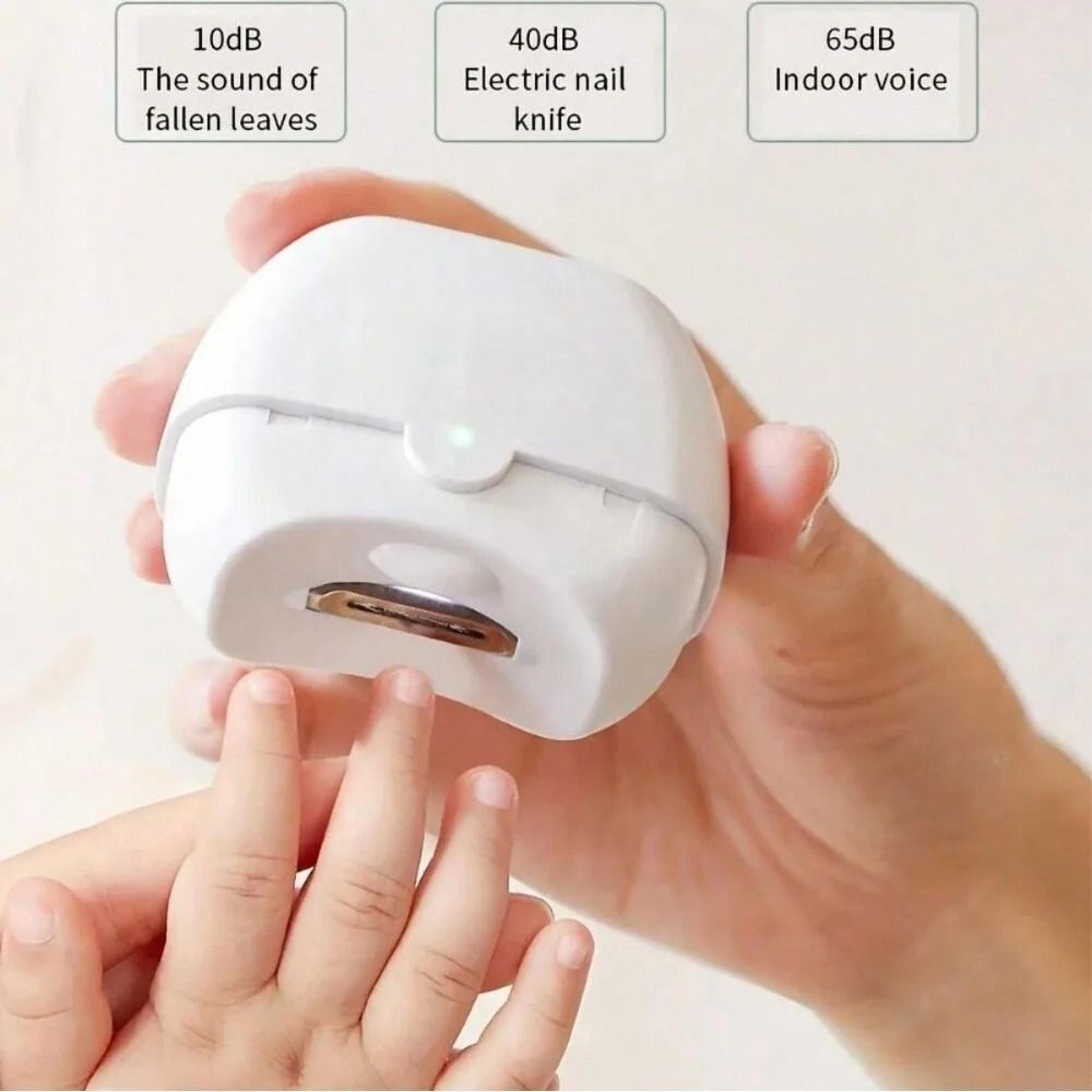 Rechargeable Automatic Nail Trimmer For Adults Kids And Travel Use 6
