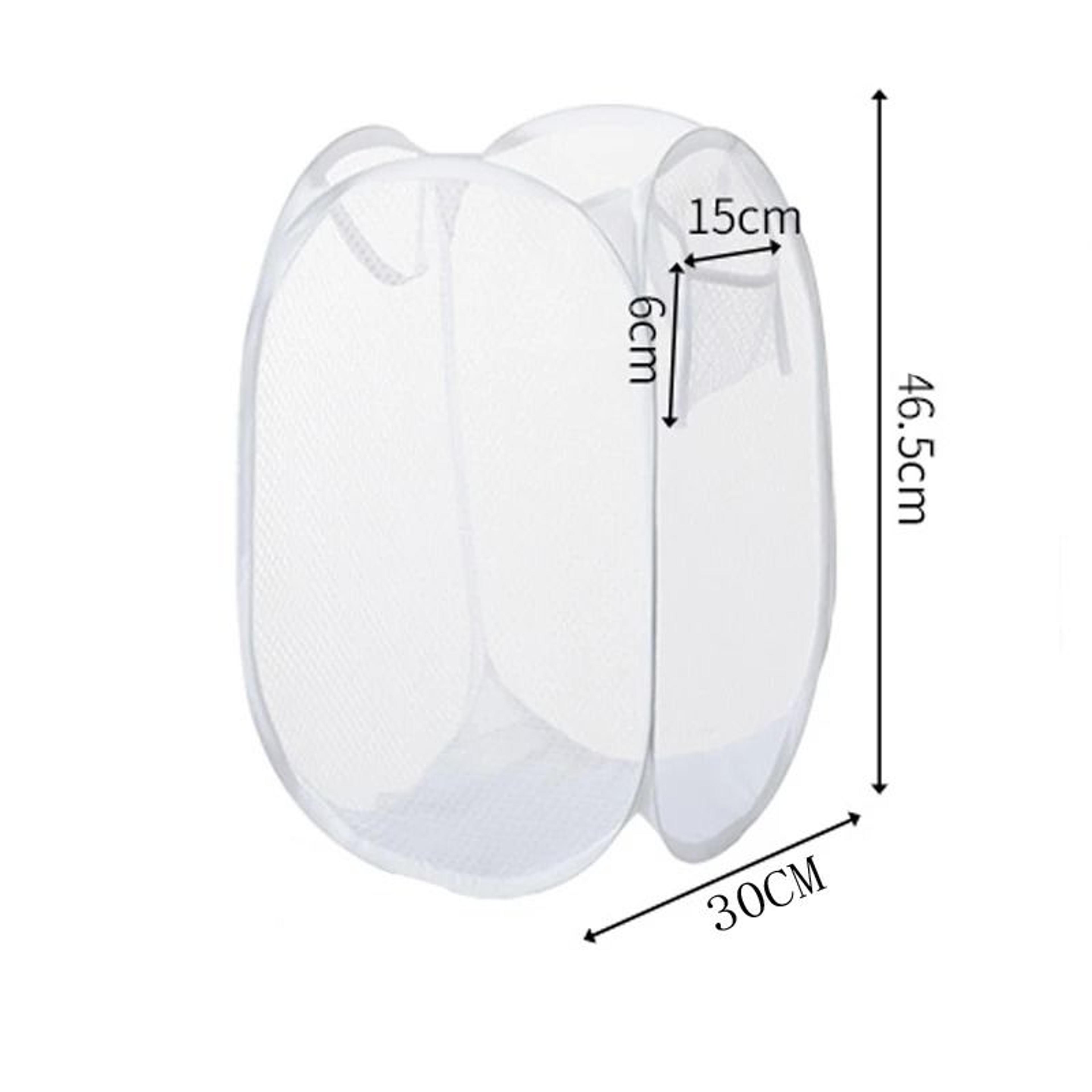 Large Foldable Mesh Laundry Basket For Dirty Clothes And Storage 3