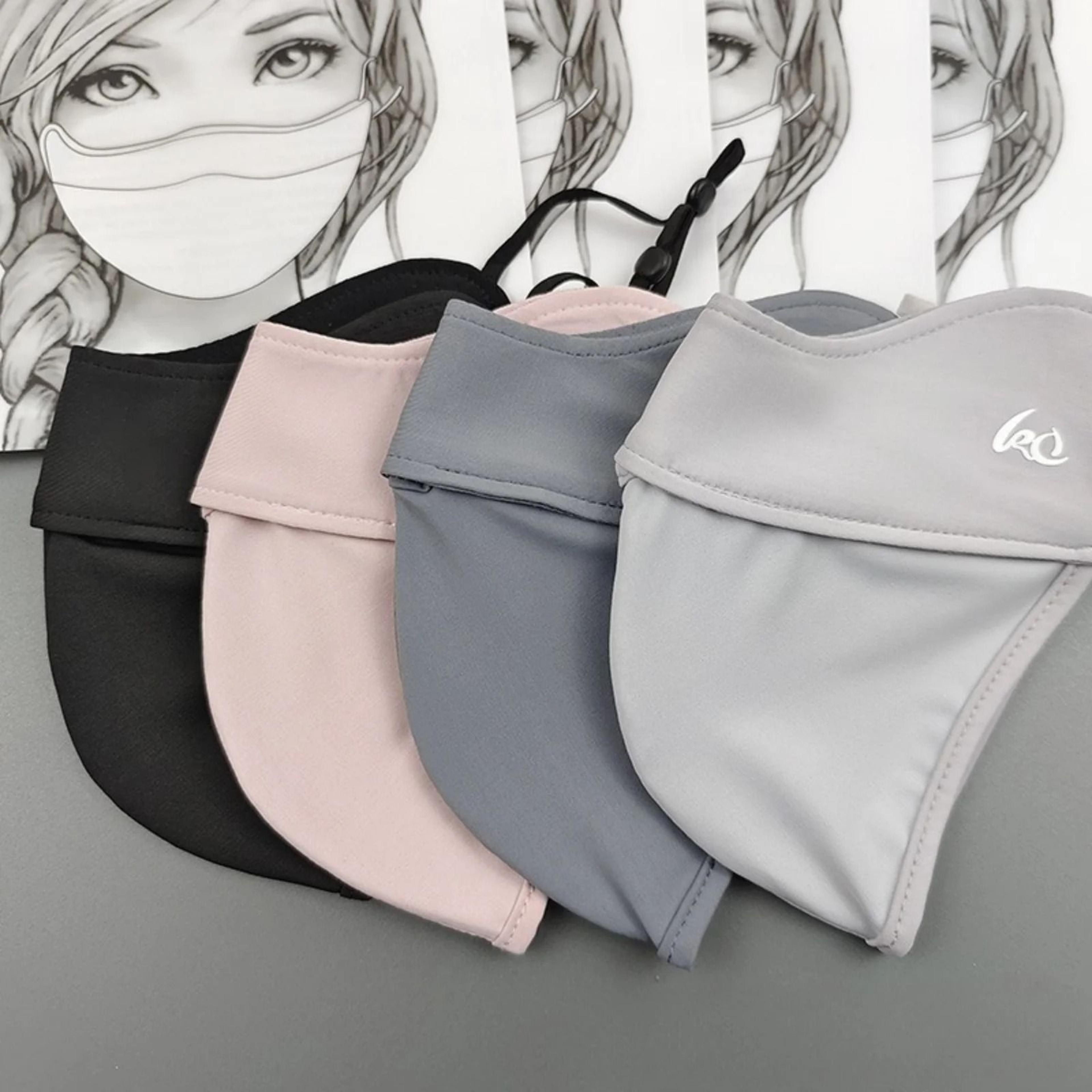 ice silk sun protection face scarf for golf and outdoor activities