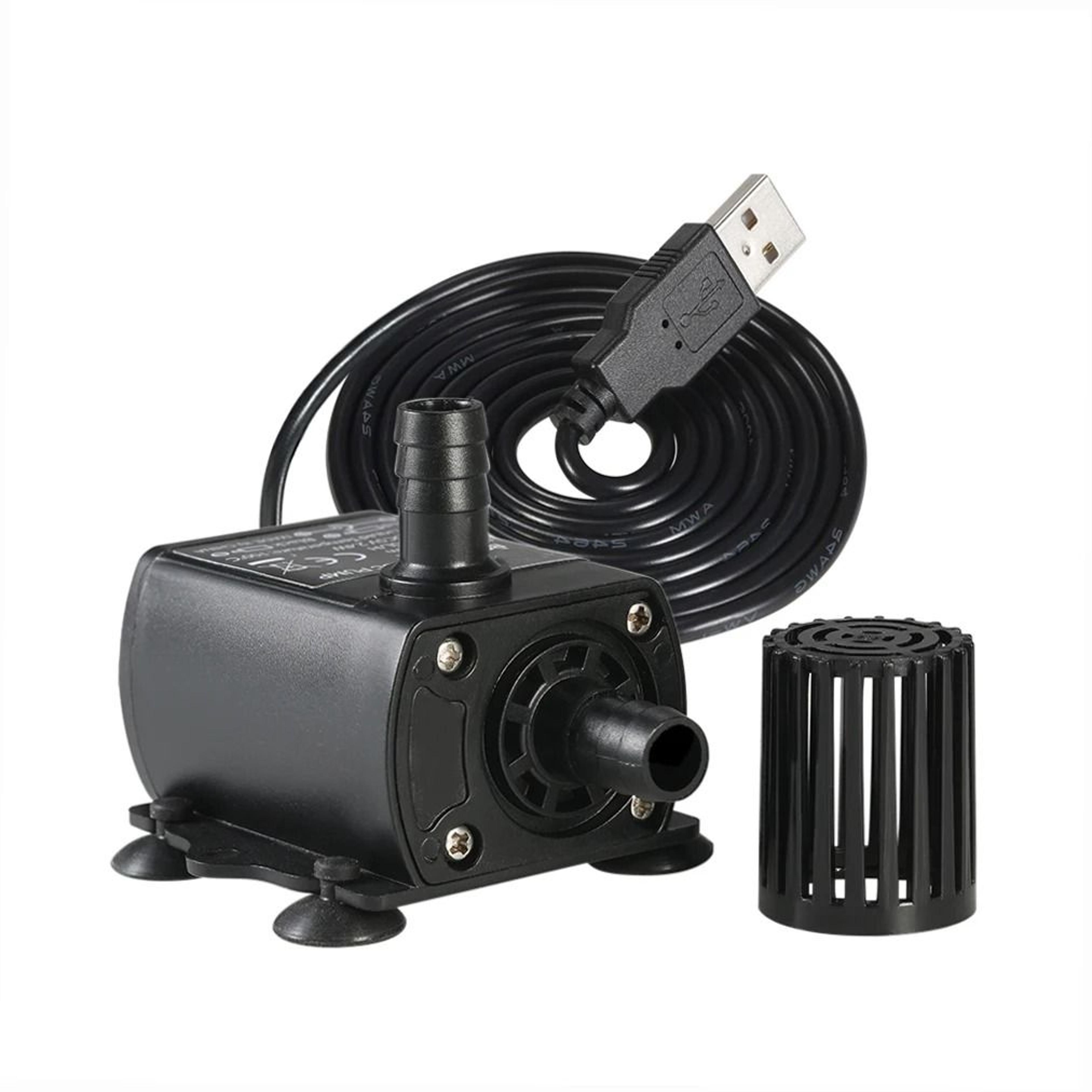 mini usb submersible water pump with adjustable flow for aquariums and fountains