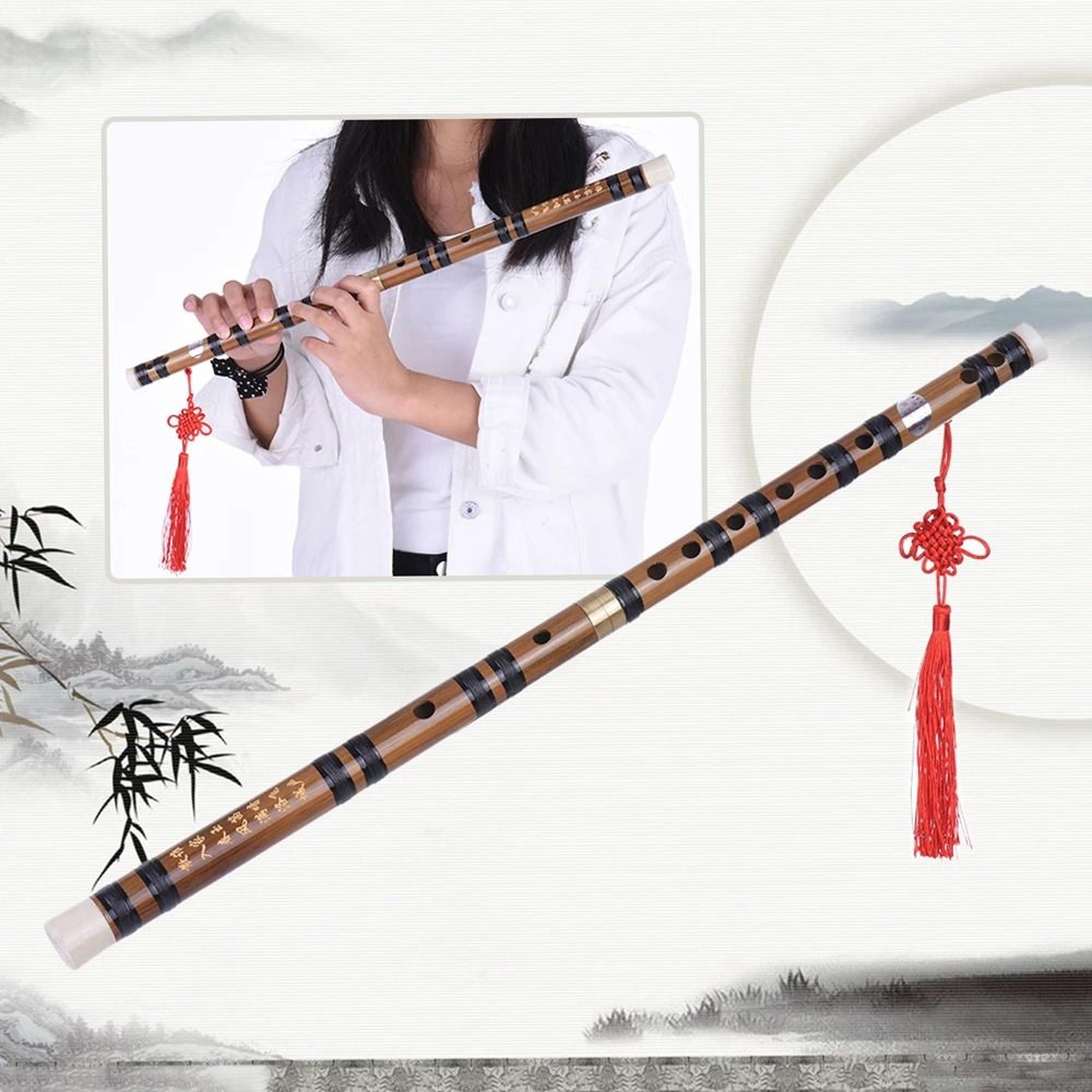 handmade e key bitter bamboo dizi flute for beginners