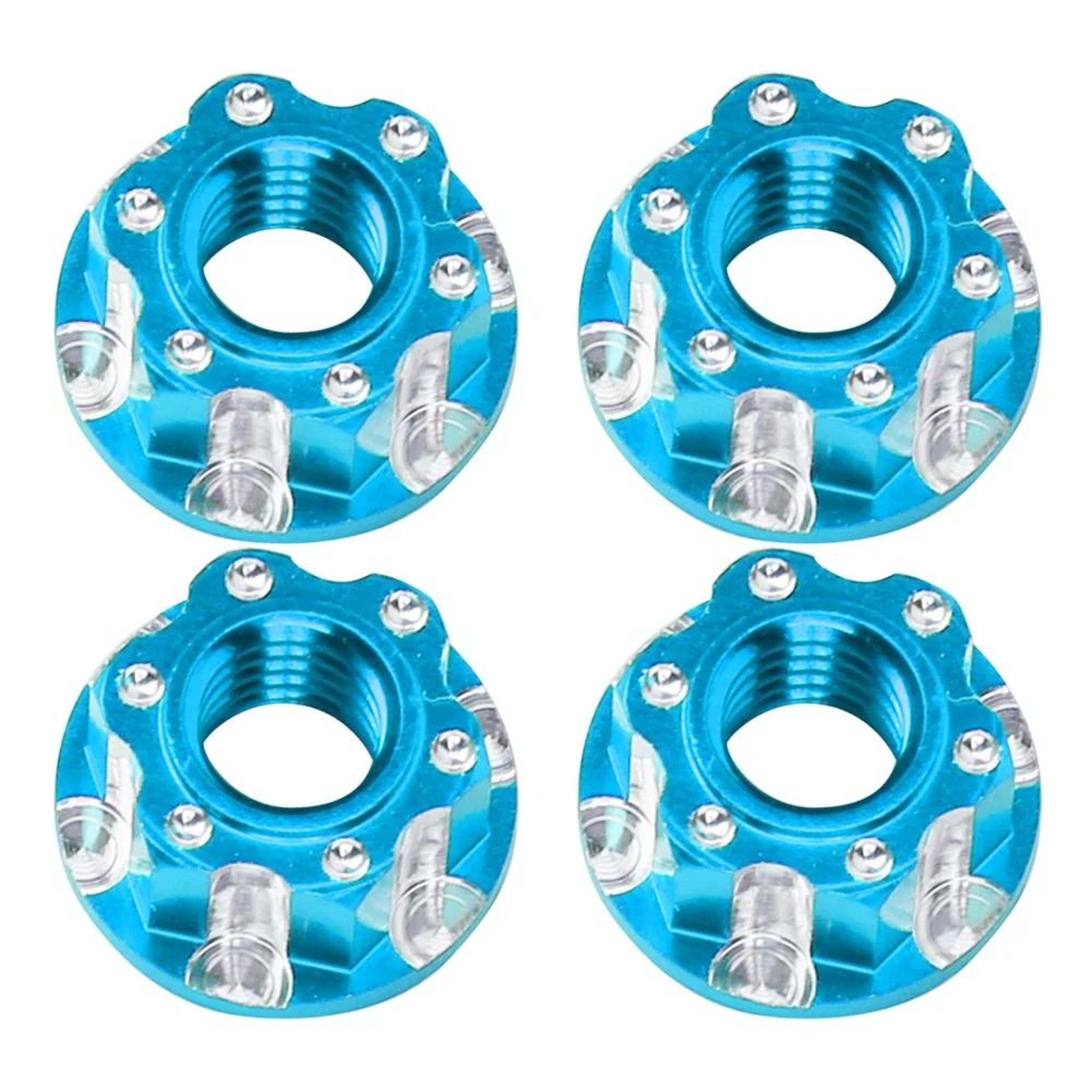 4PCS M4 Aluminum Hex Nuts For HSP D3 D4 110 RC Cars 4