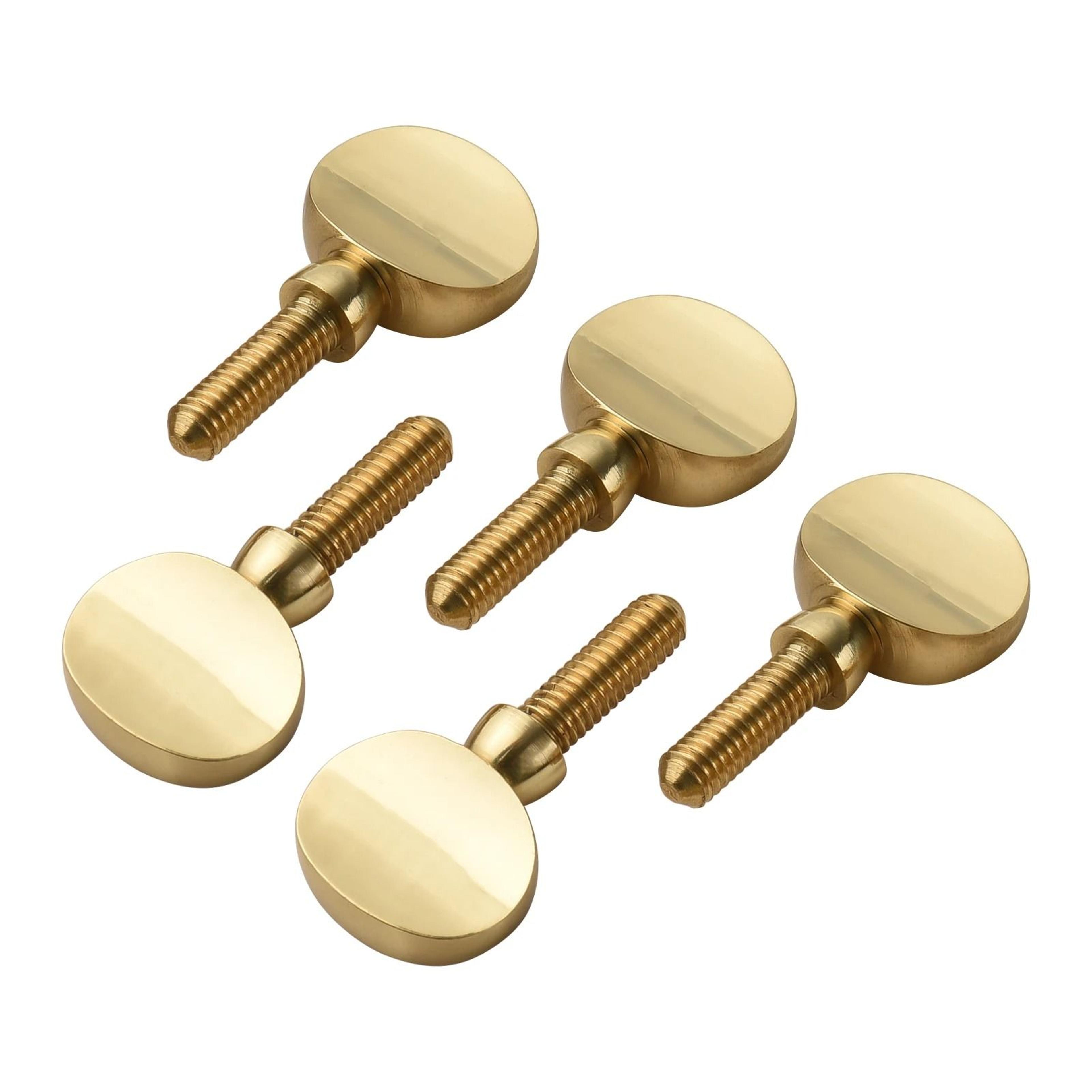 5-piece saxophone neck screws brass replacement set for soprano alto and tenor sax