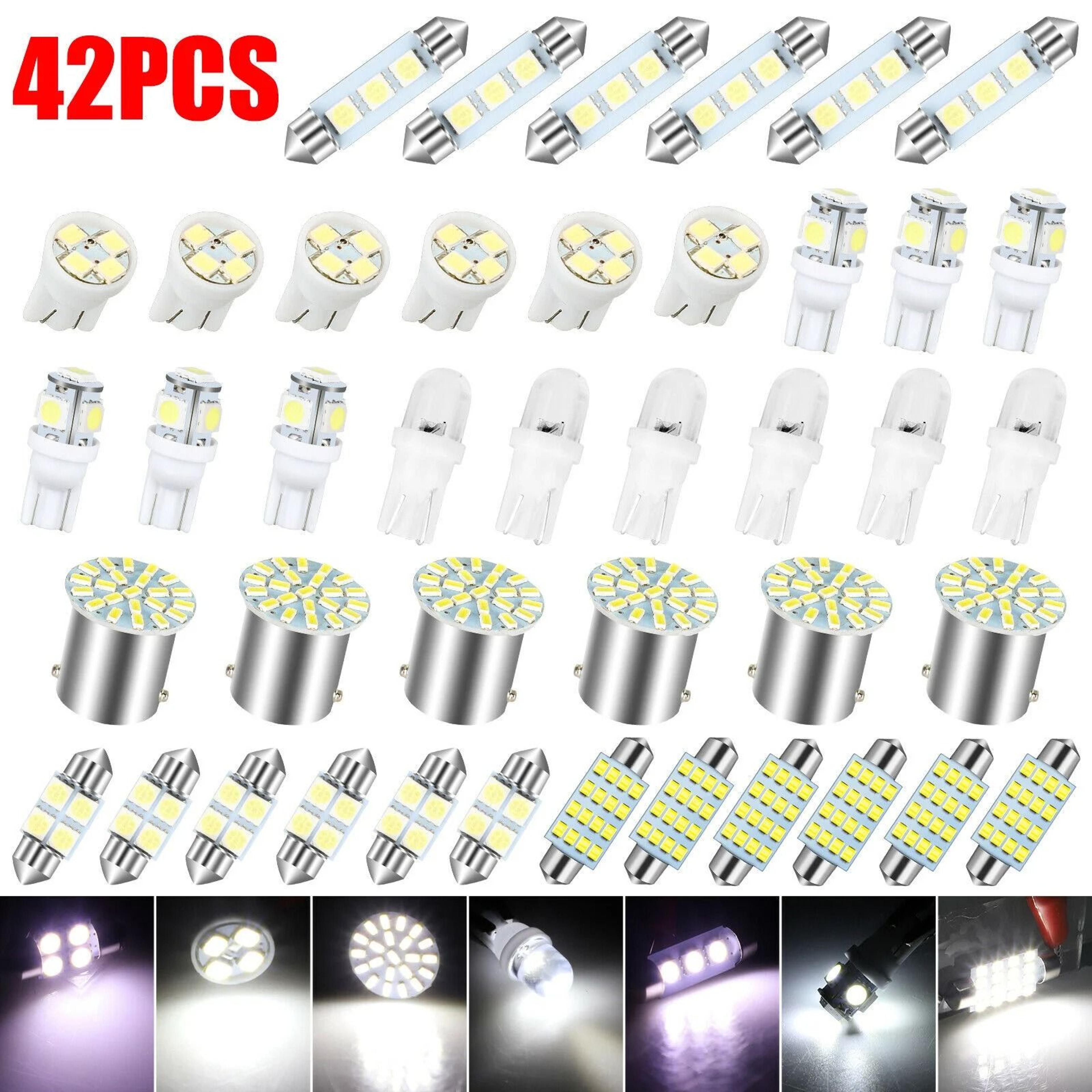 24Piece Car Interior LED Light Kit For Map Dome Trunk And License Plate Lights 3