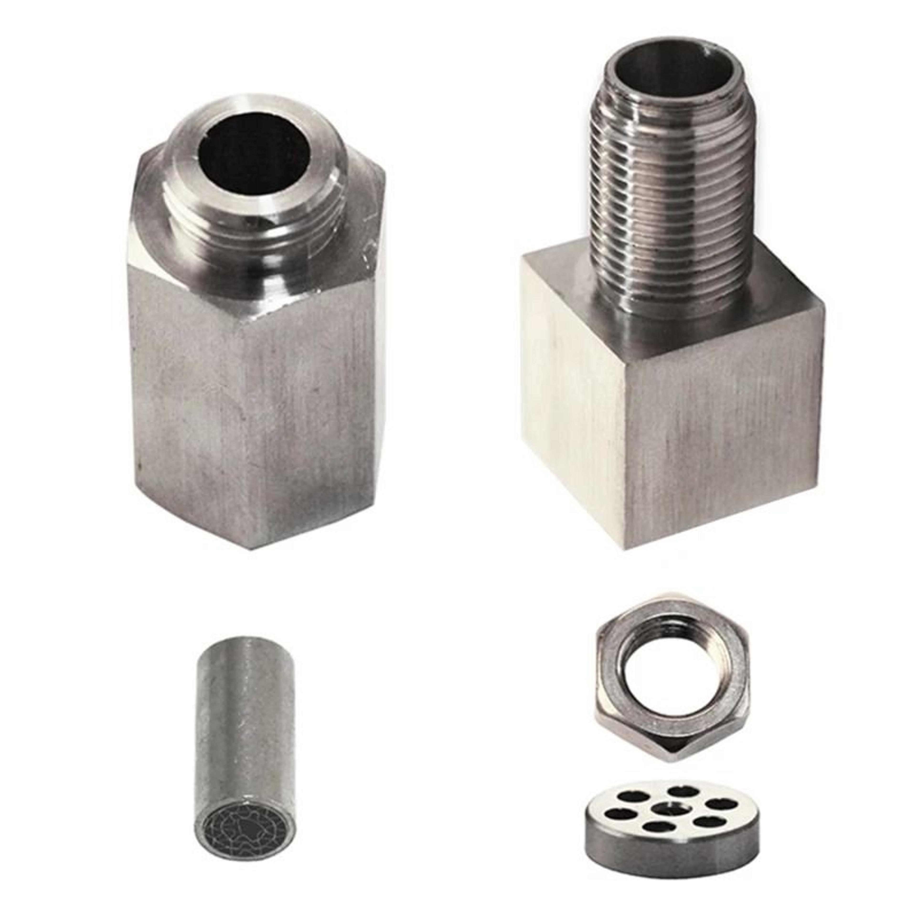 Universal O2 Sensor Spacer NickelPlated Oxygen Sensor Adapter For Exhaust Systems 5